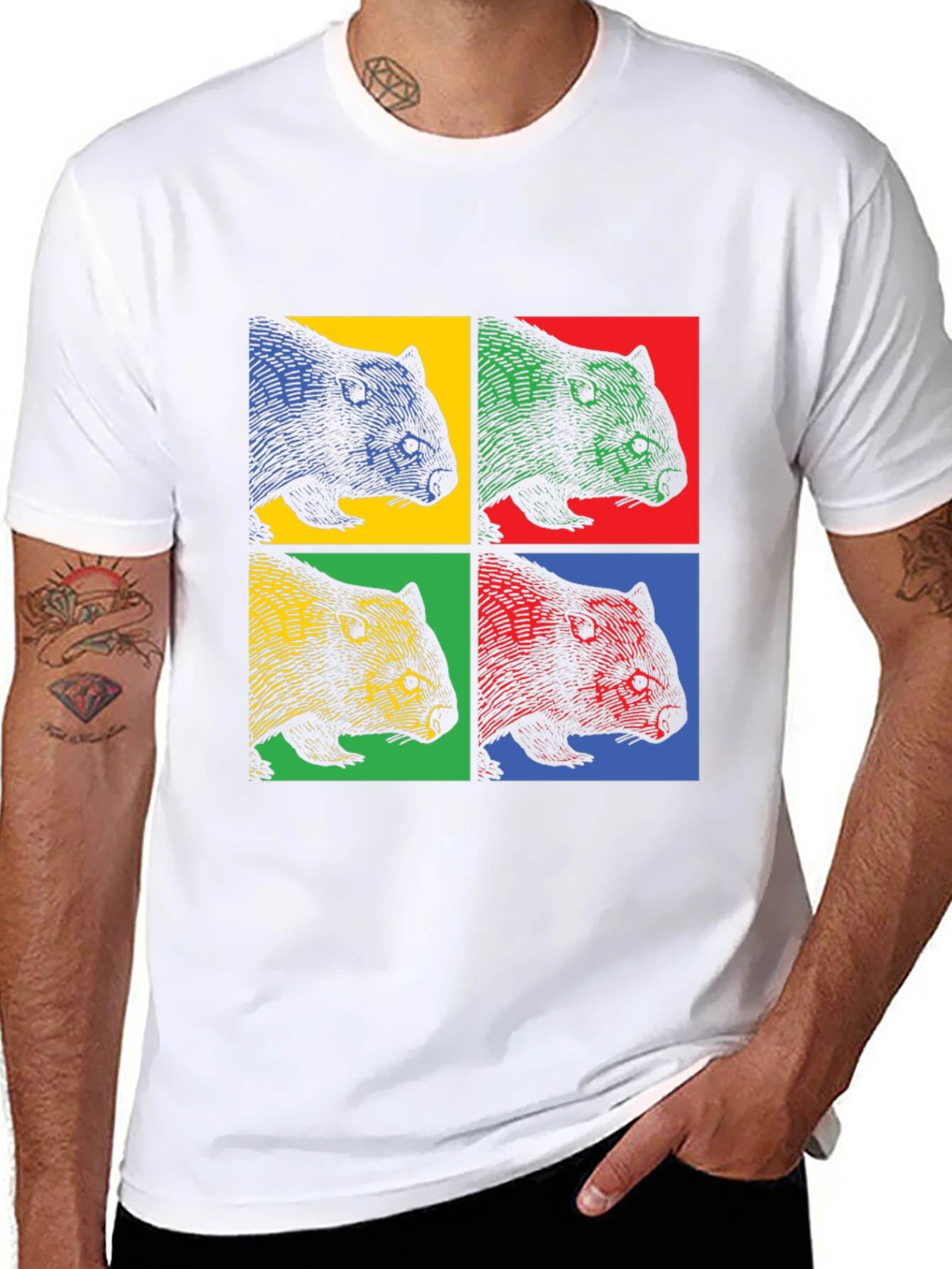 Wombat Pop Art T-Shirt