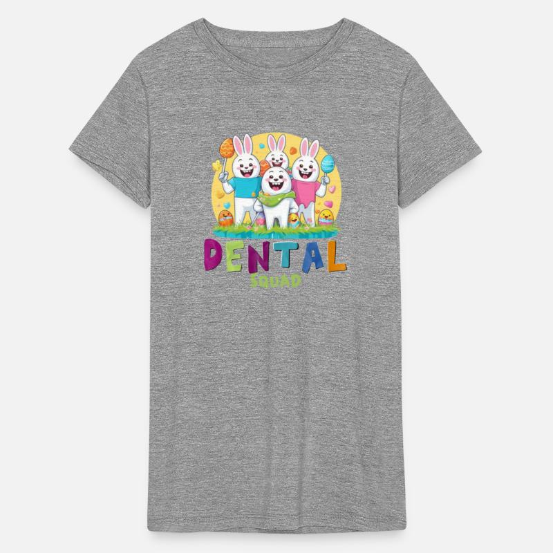 Funny Teeth Dental Squad Dentist Happy Easter Day