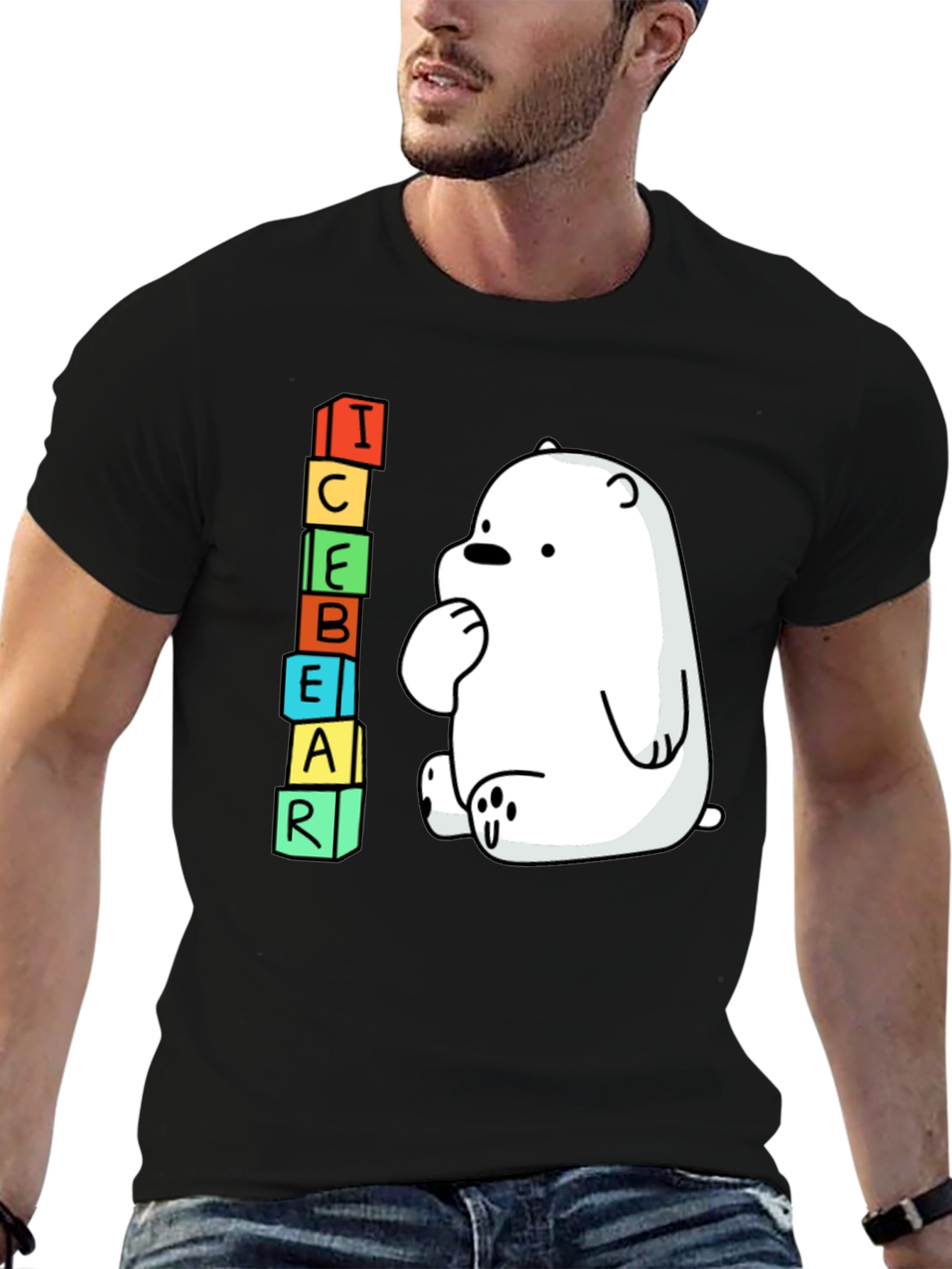 Ice Bear Graphic Tee - We Bare Bears Inspired