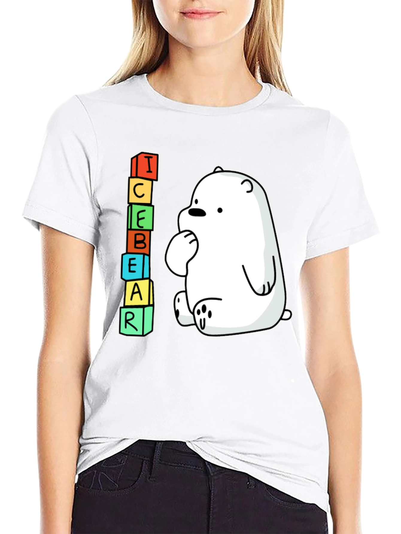 Ice Bear Graphic Tee - We Bare Bears Inspired