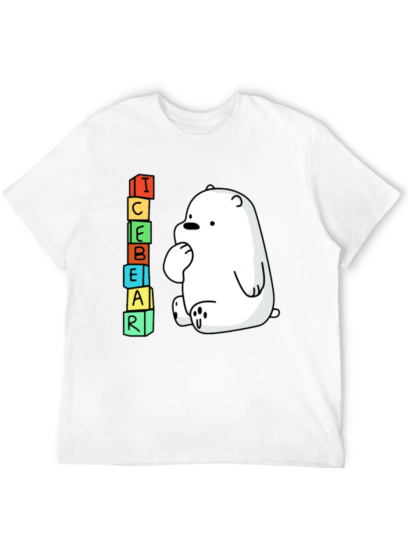 Ice Bear Graphic Tee - We Bare Bears Inspired