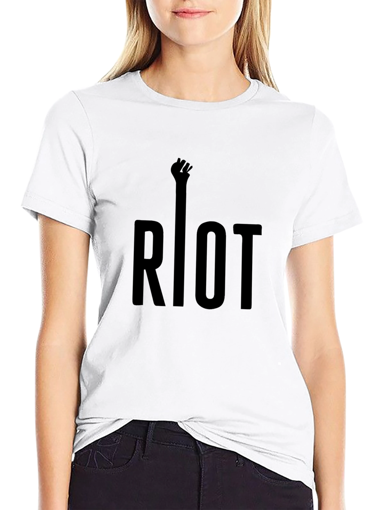 Riot Graphic T-Shirt - Bold Statement Tee
