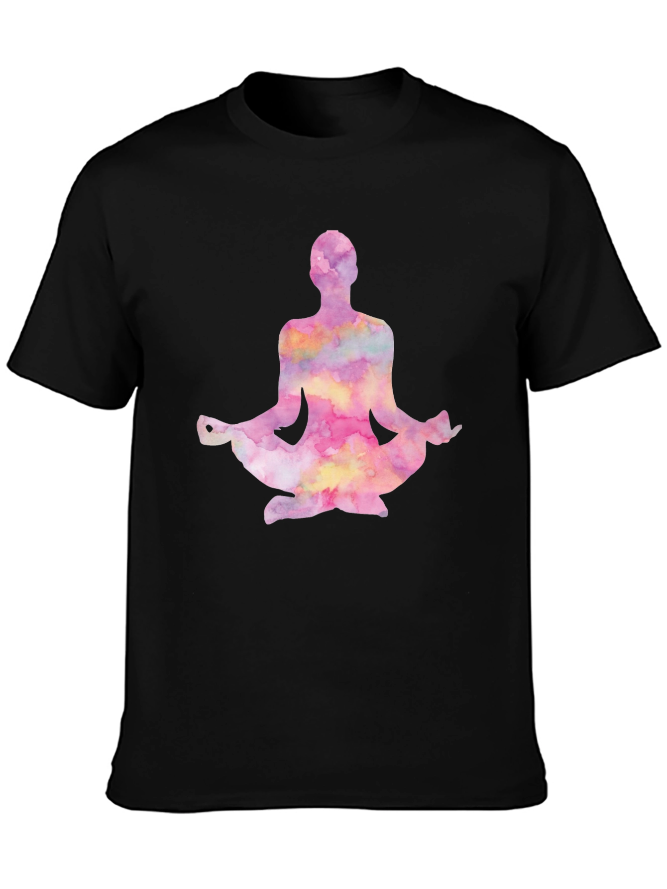 Watercolor Yoga Meditation T-Shirt