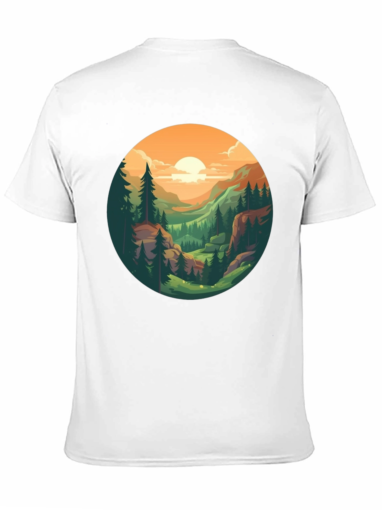 Mountain Landscape Graphic T-Shirt