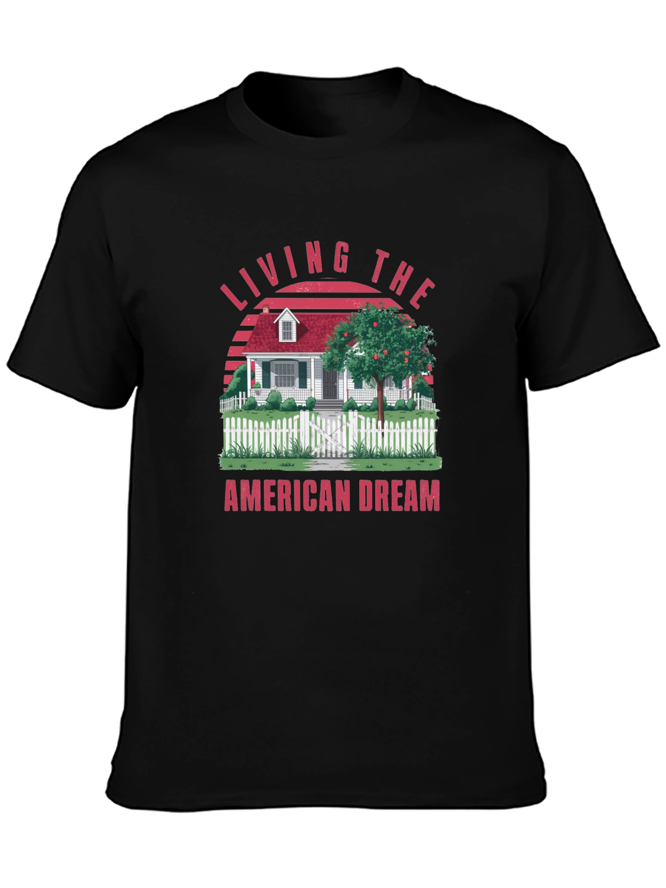 Living the American Dream Graphic T-Shirt