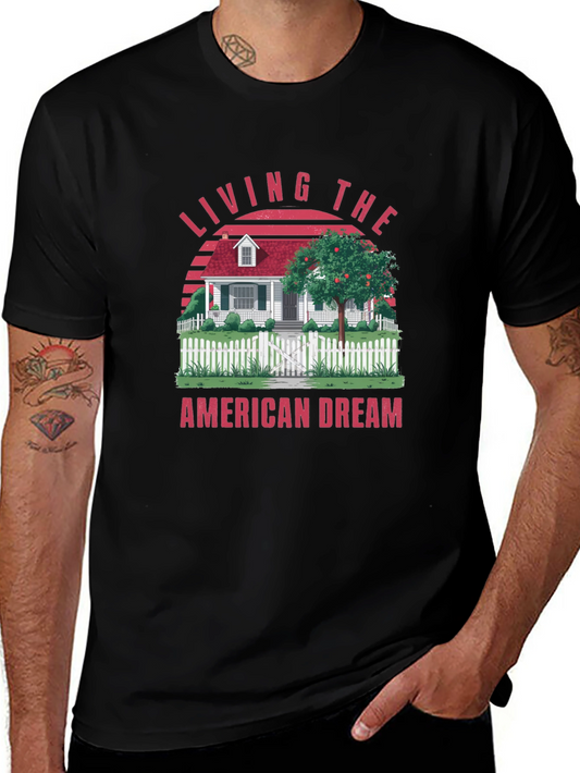 Living the American Dream Graphic T-Shirt