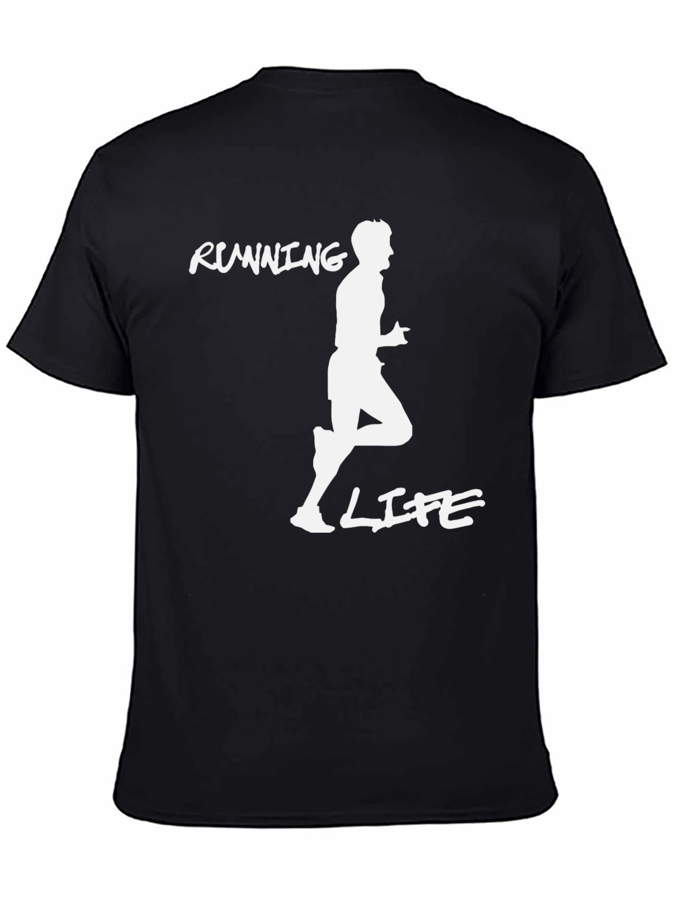 Running Life Graphic Tee - Black