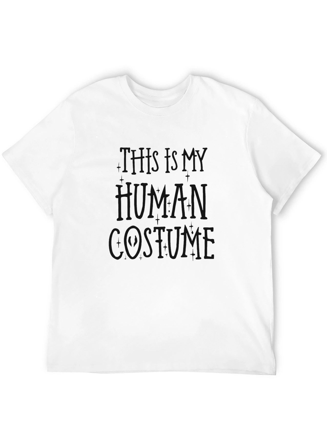 Graphic Black T-Shirt - My Human Costume