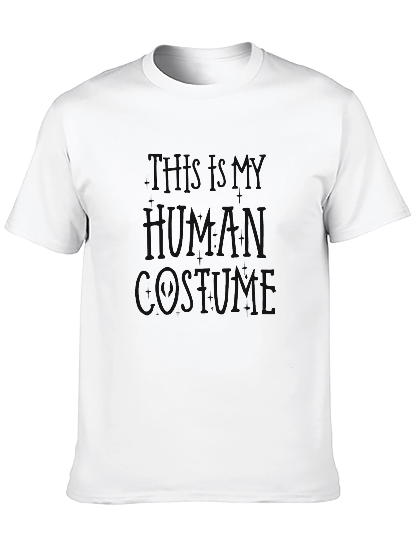 Graphic Black T-Shirt - My Human Costume