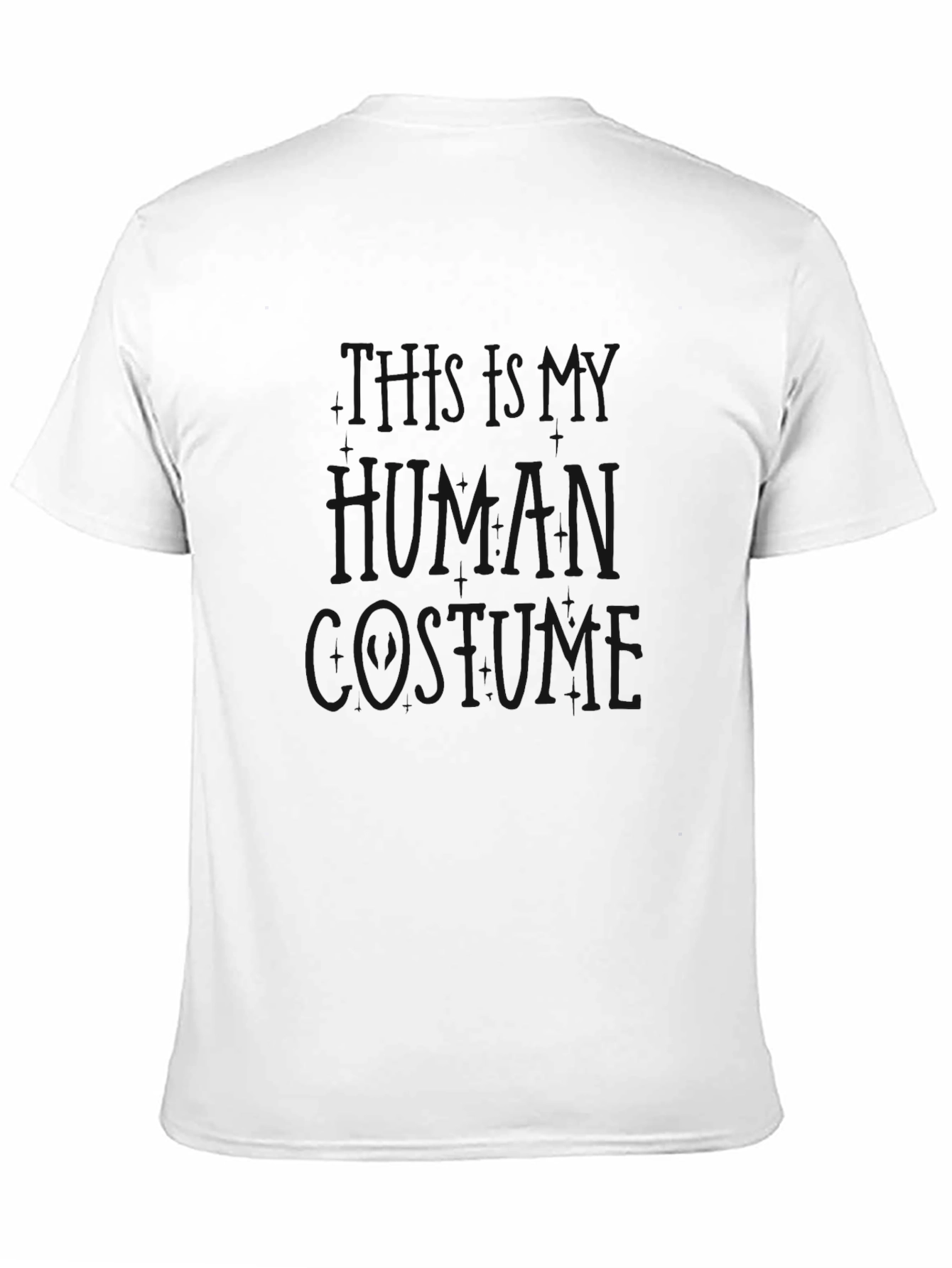Graphic Black T-Shirt - My Human Costume