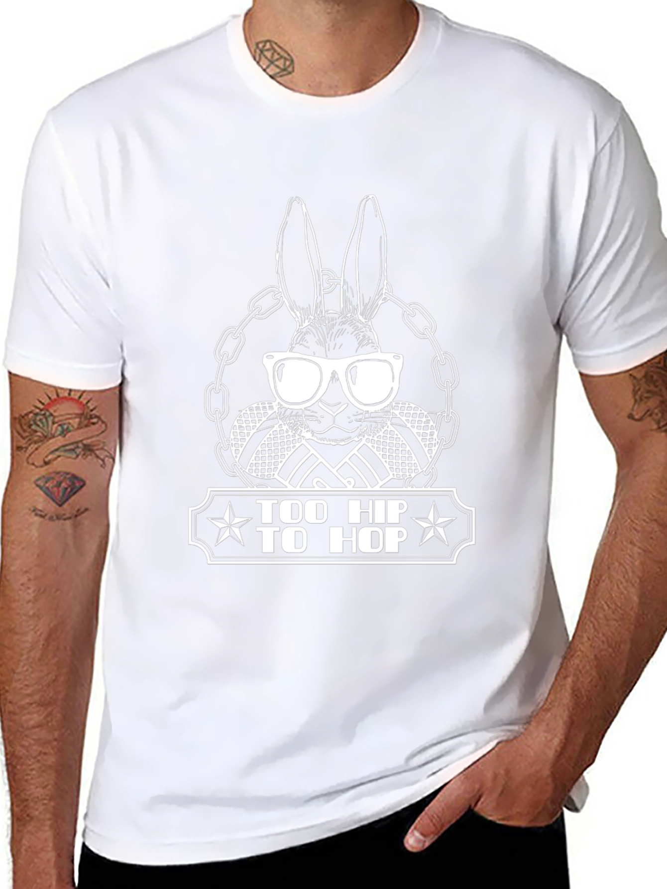 Too Hip to Hop Graphic T-Shirt