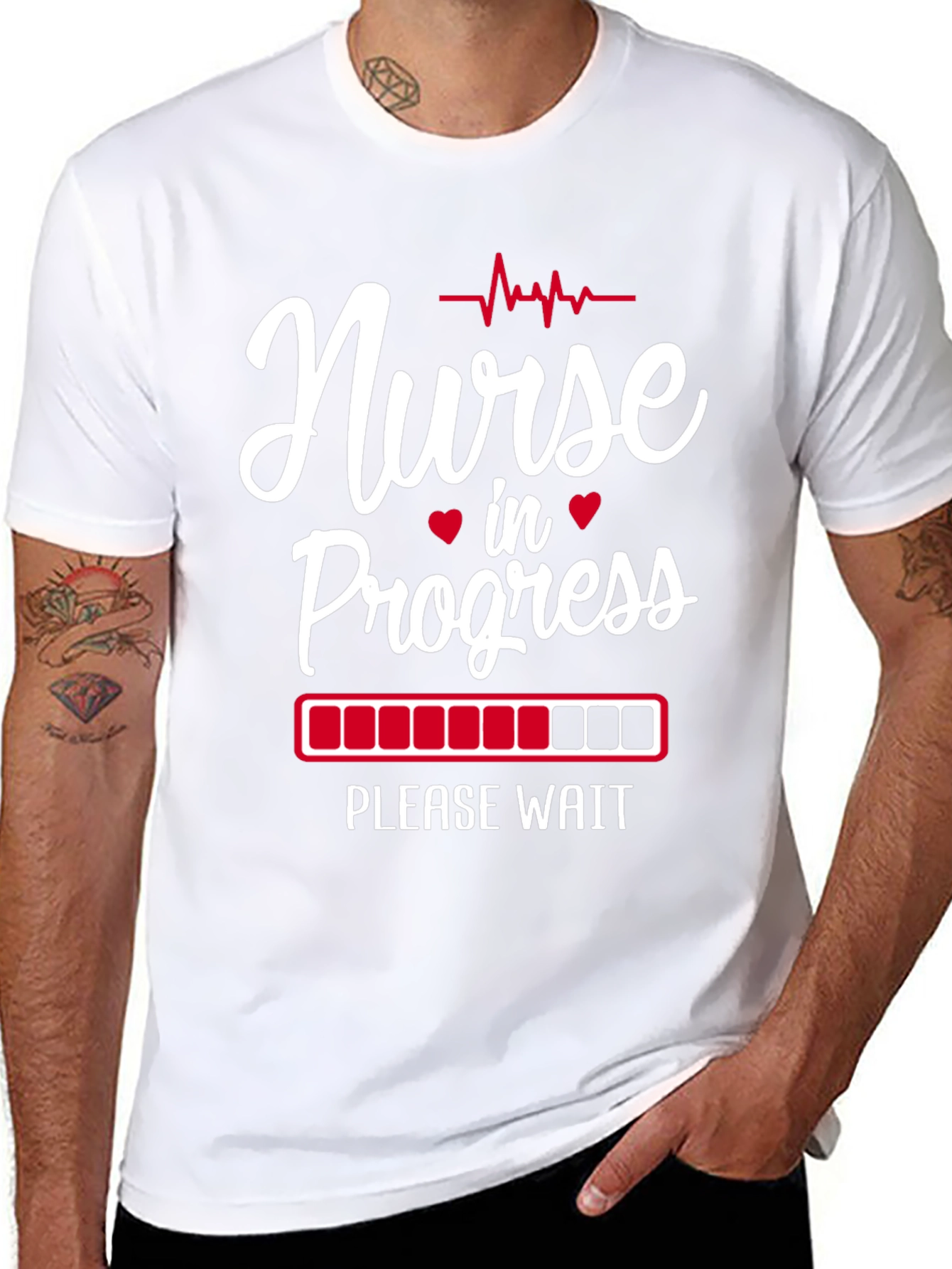 Nurse in Progress T-Shirt - Funny Nursing Tee