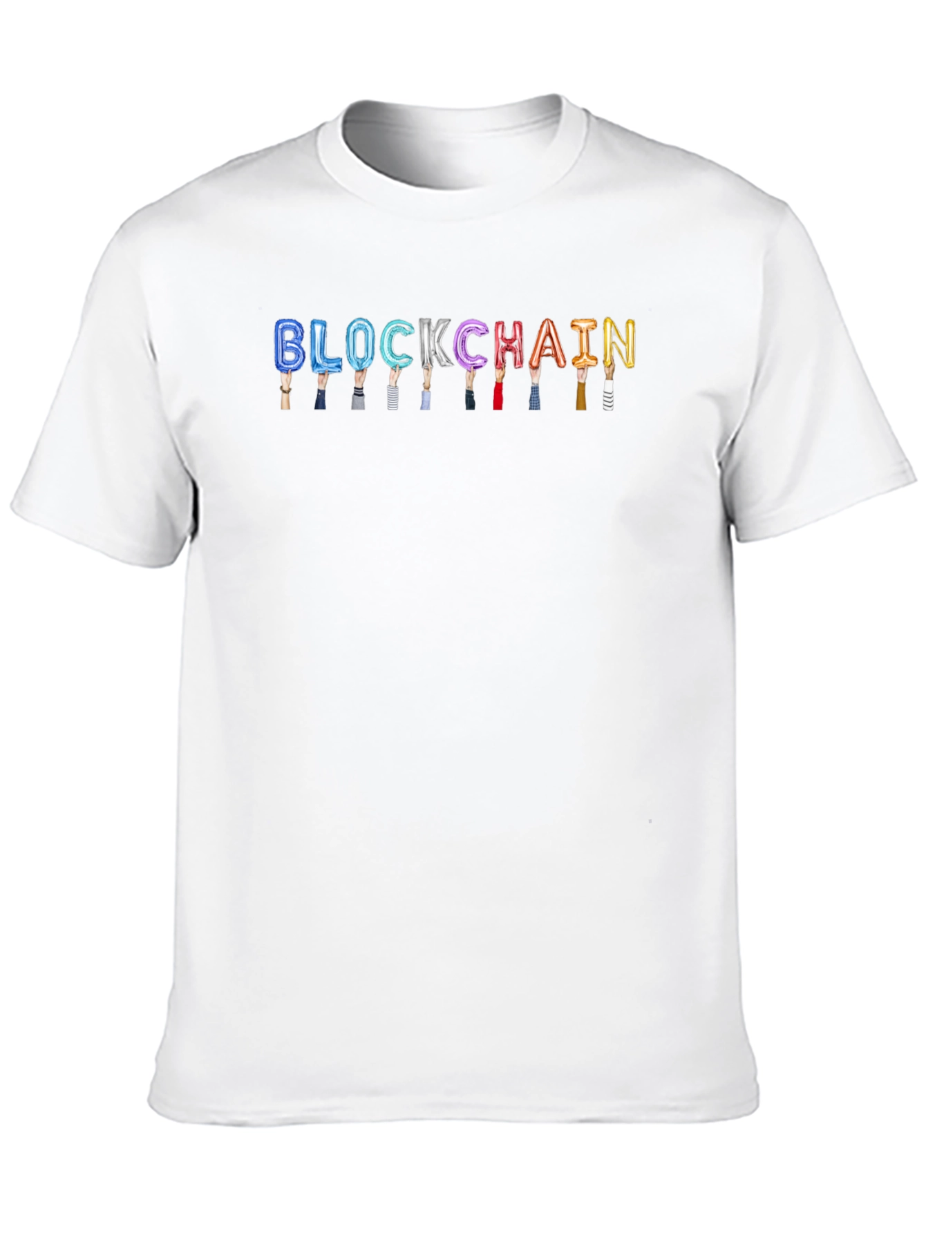 Blockchain Crypto Graphic Tee - Black