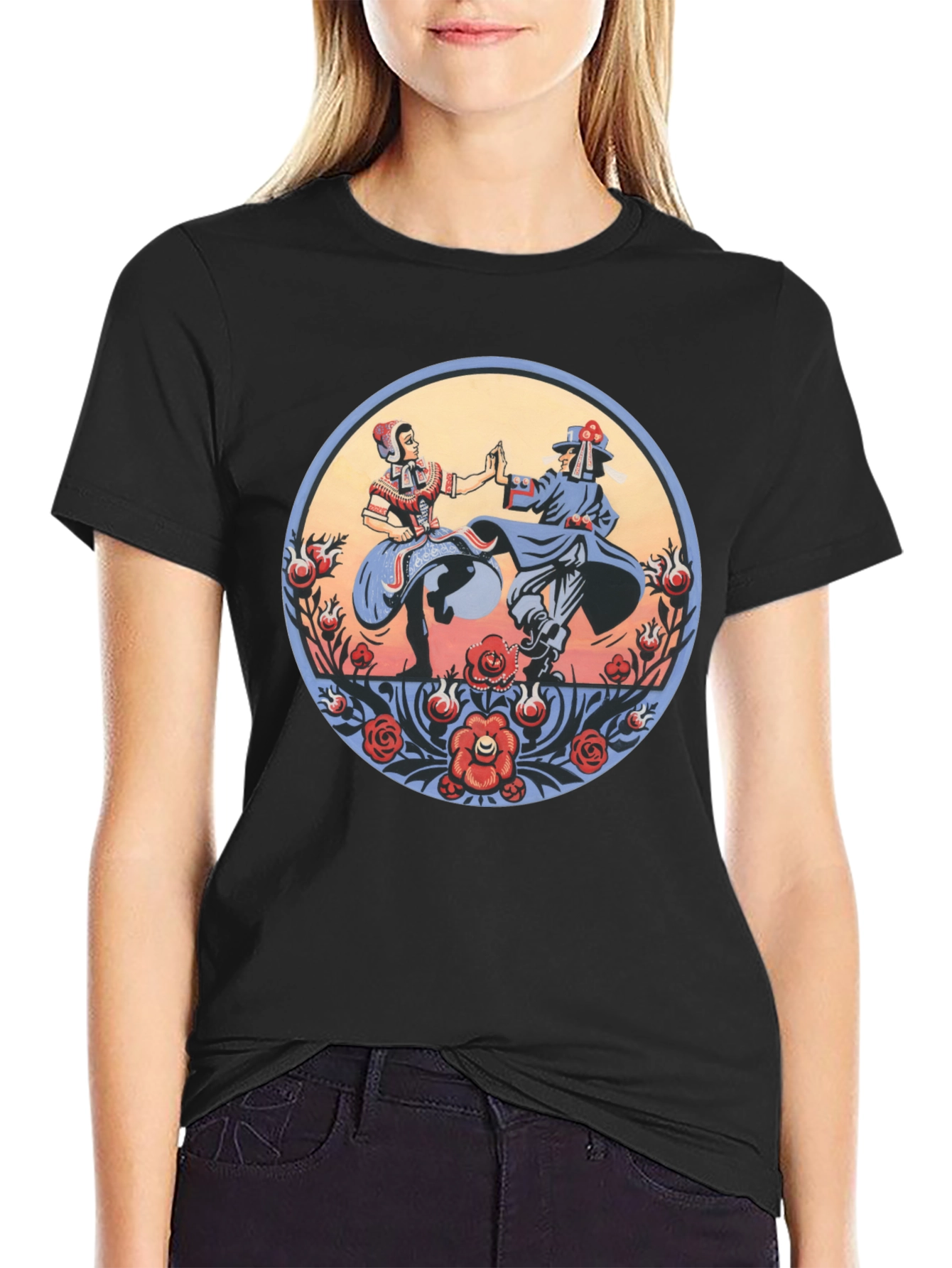 Folk Dance Graphic T-Shirt