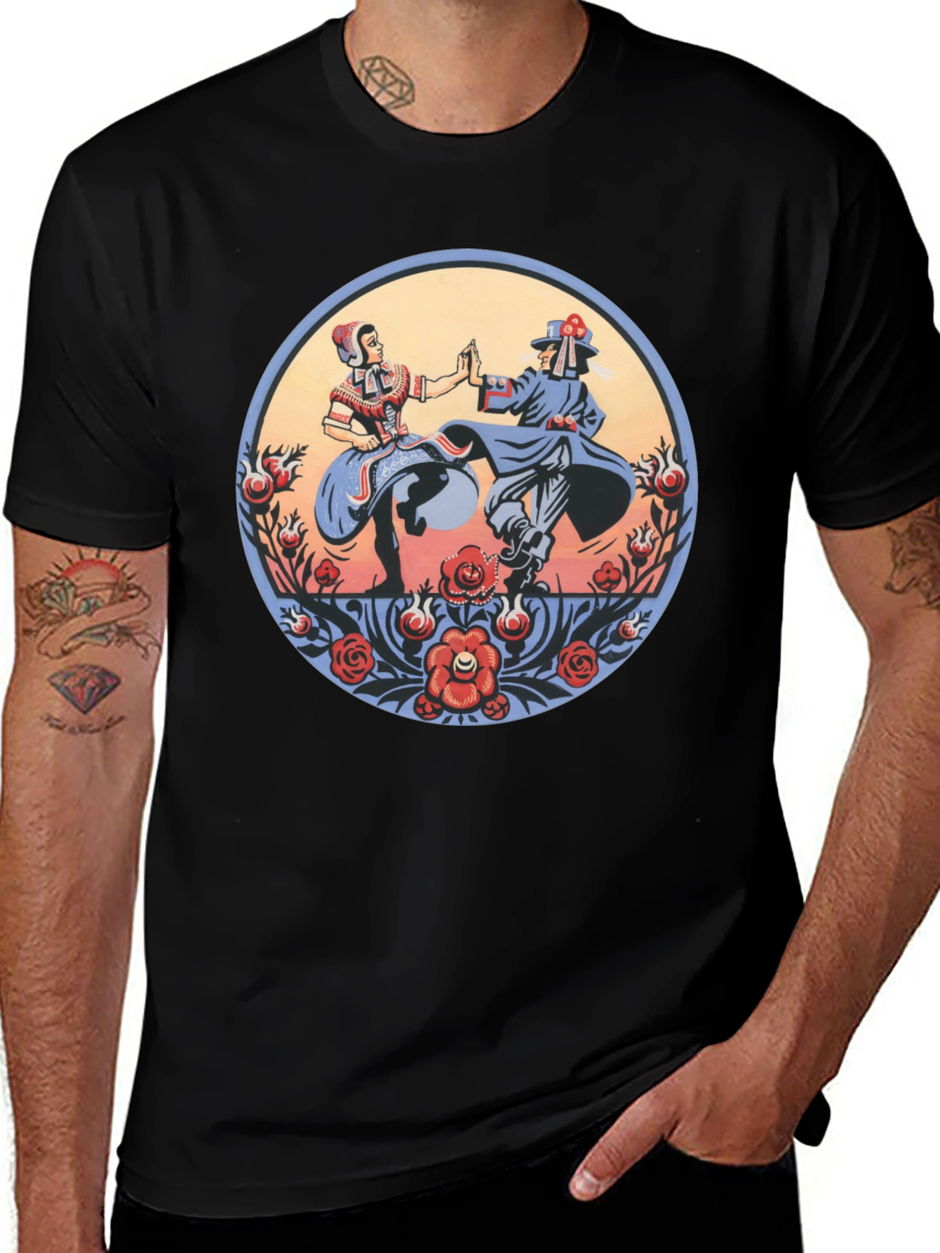 Folk Dance Graphic T-Shirt
