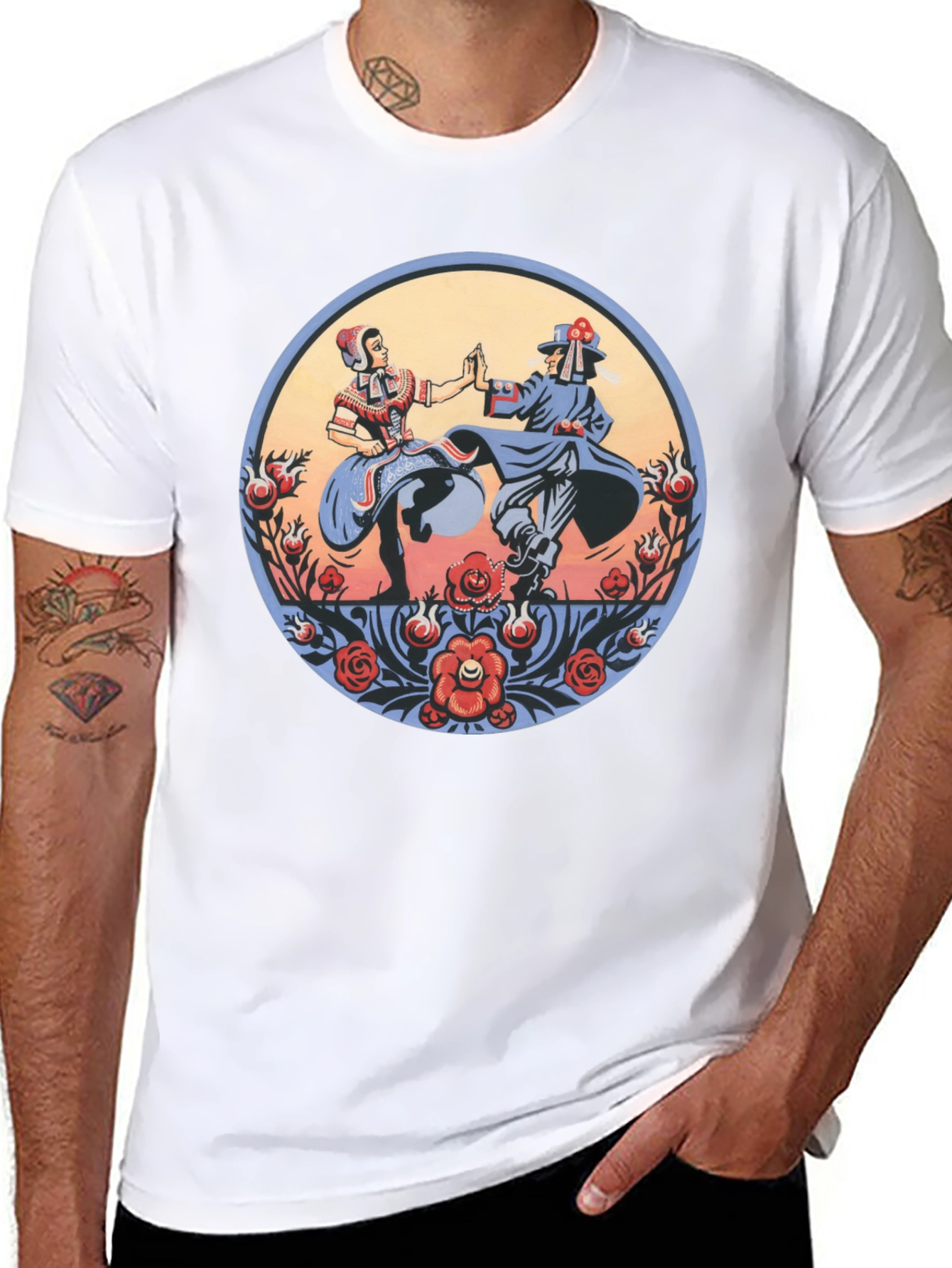 Folk Dance Graphic T-Shirt