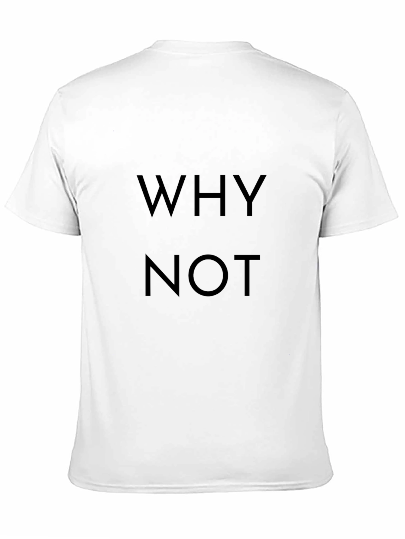 Why Not Black Graphic Tee - Casual Menswear