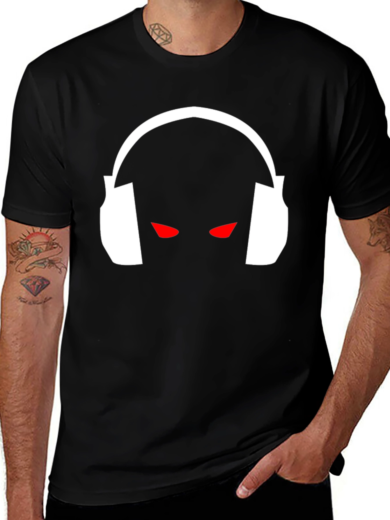 DJ Robot Headphone Graphic Tee