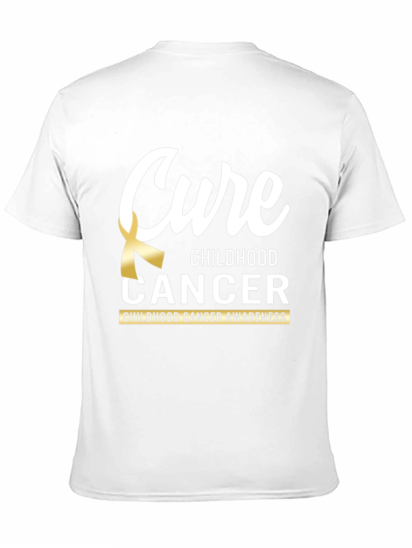 Cure Childhood Cancer Awareness Ribbon T-Shirt