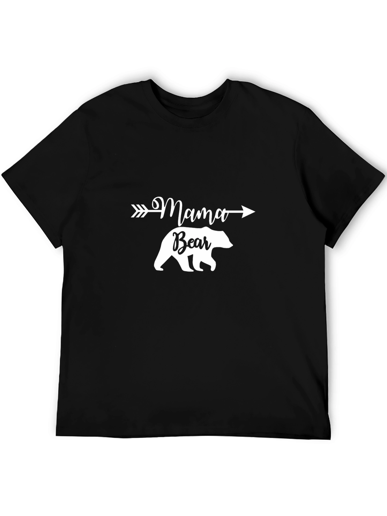 Mama Bear Graphic T-Shirt - Black