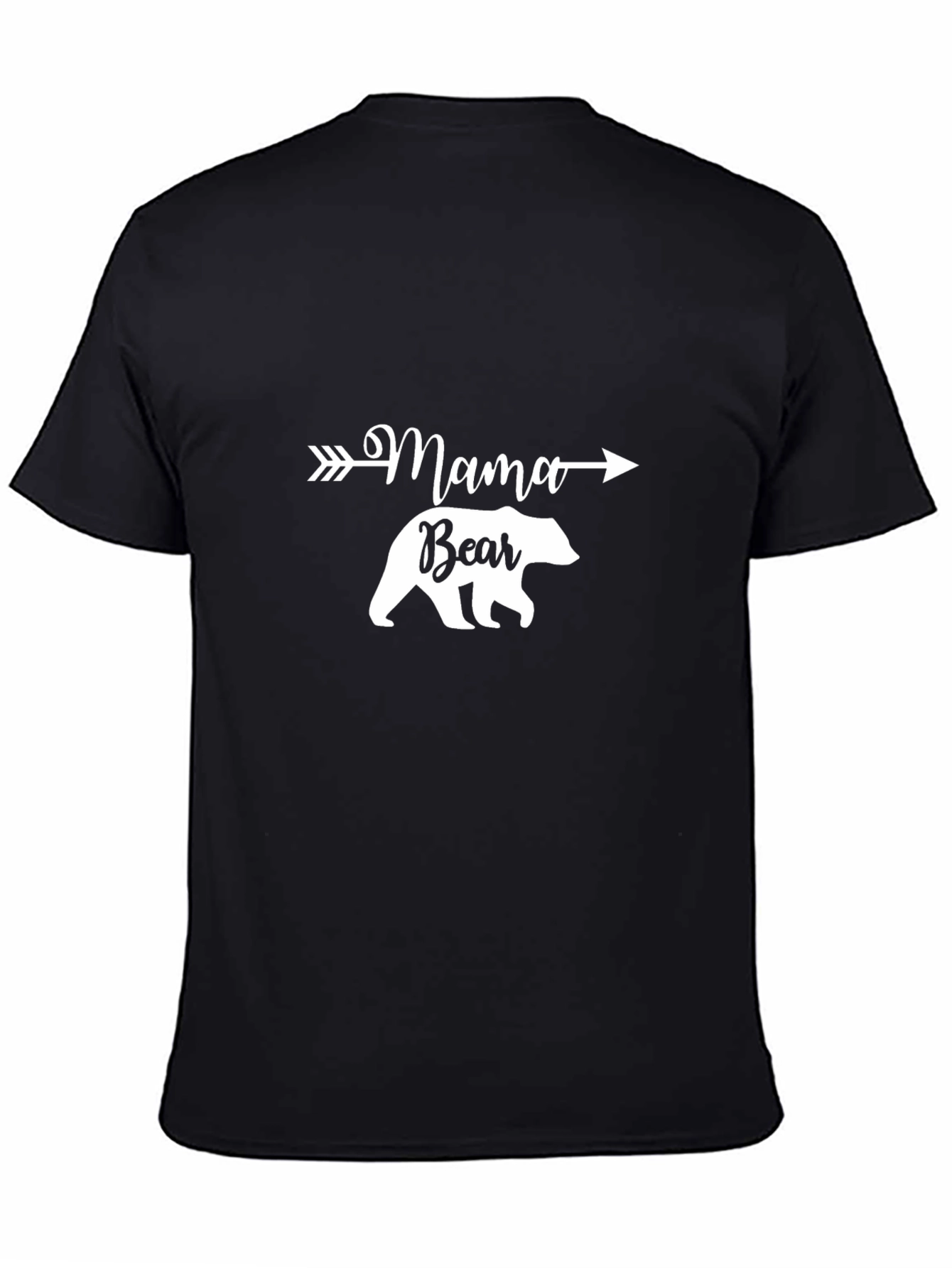 Mama Bear Graphic T-Shirt - Black