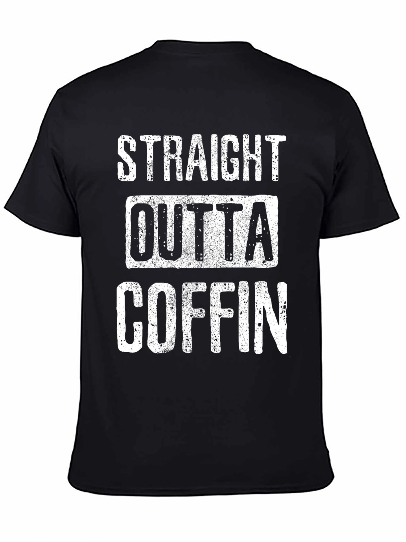 Straight Outta Coffin Graphic T-Shirt - Humor Tee