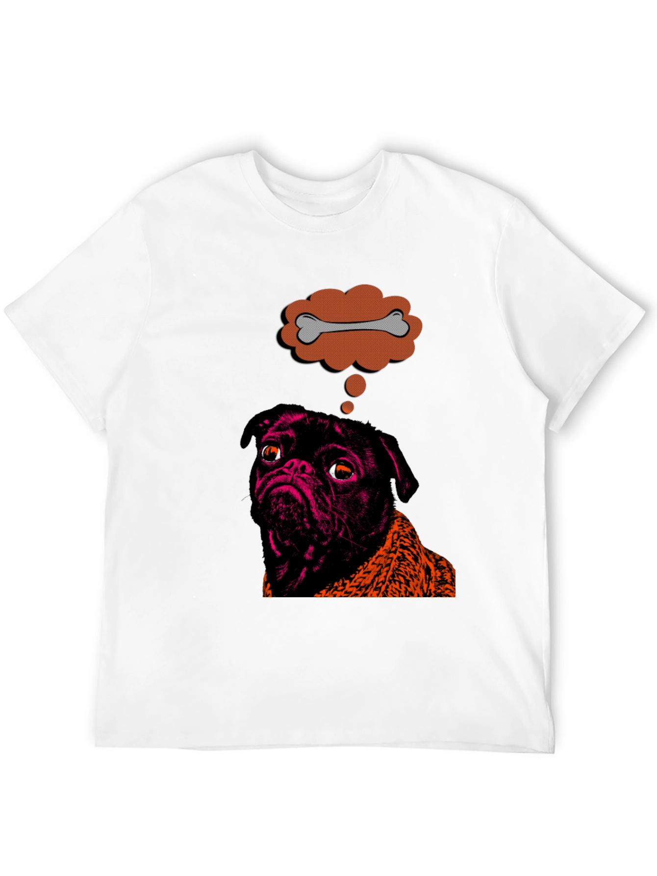 Pug Bone Dream T-Shirt – Funny Dog Lover Graphic Tee