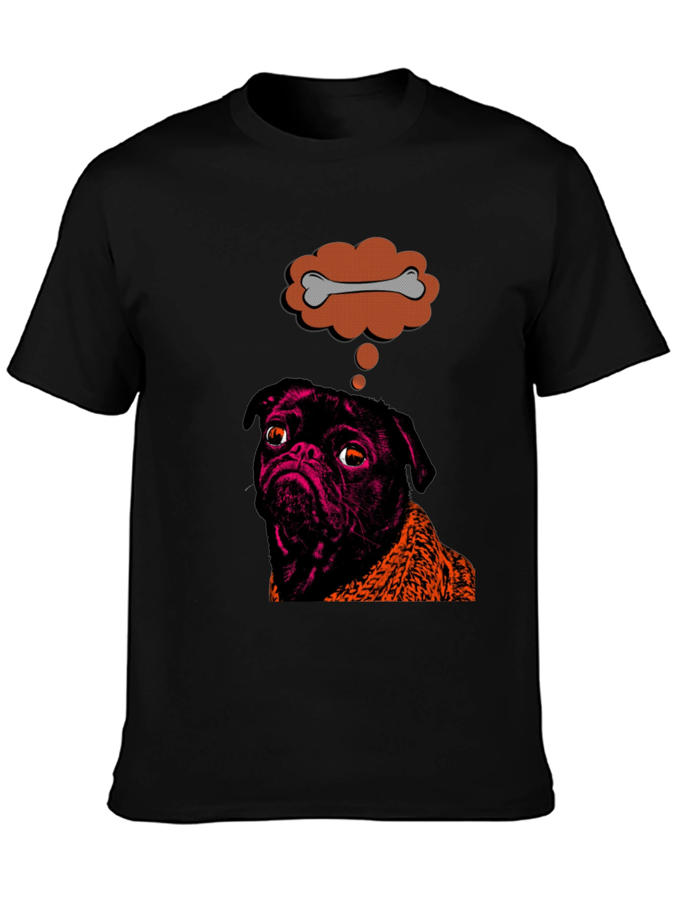 Pug Bone Dream T-Shirt – Funny Dog Lover Graphic Tee