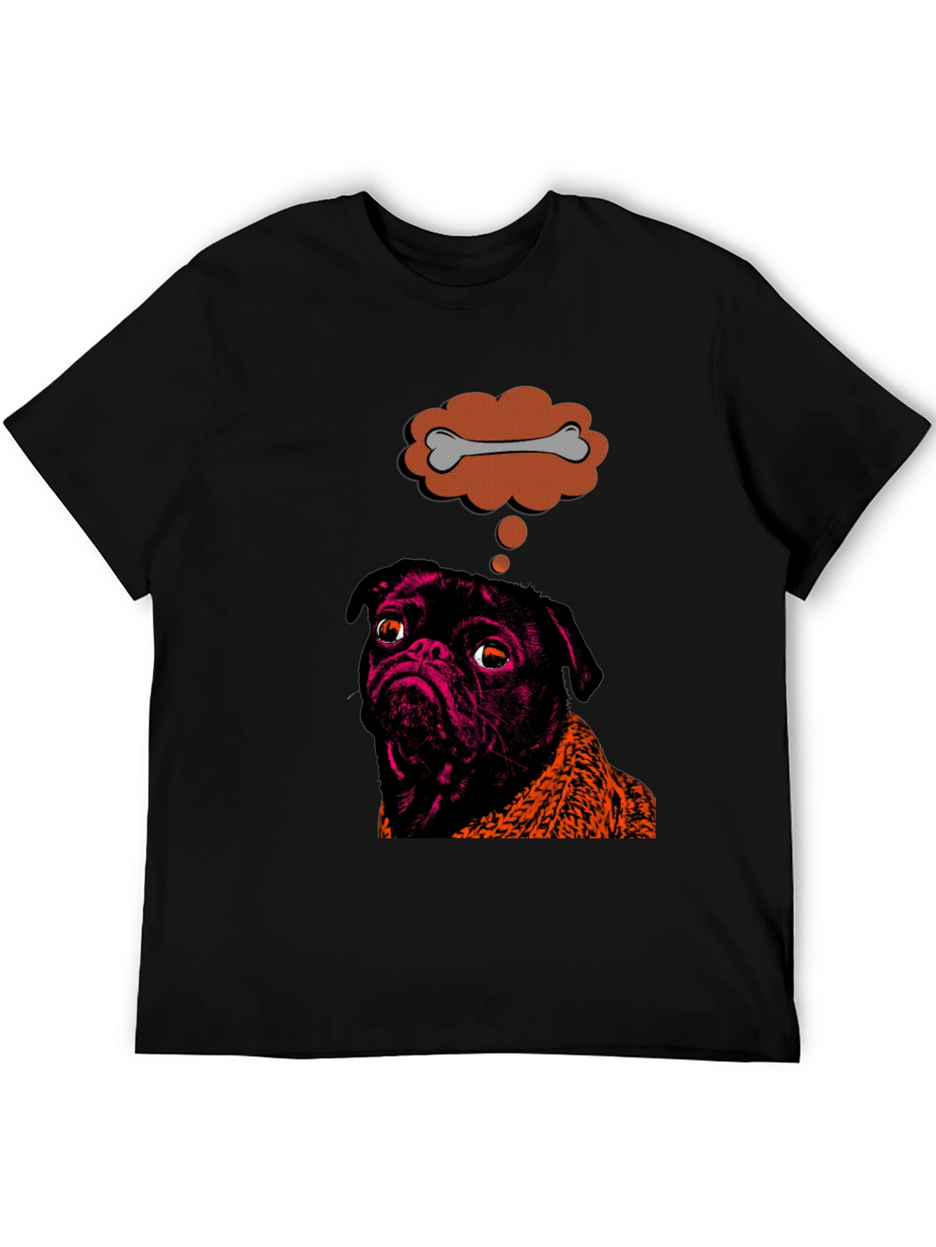 Pug Bone Dream T-Shirt – Funny Dog Lover Graphic Tee