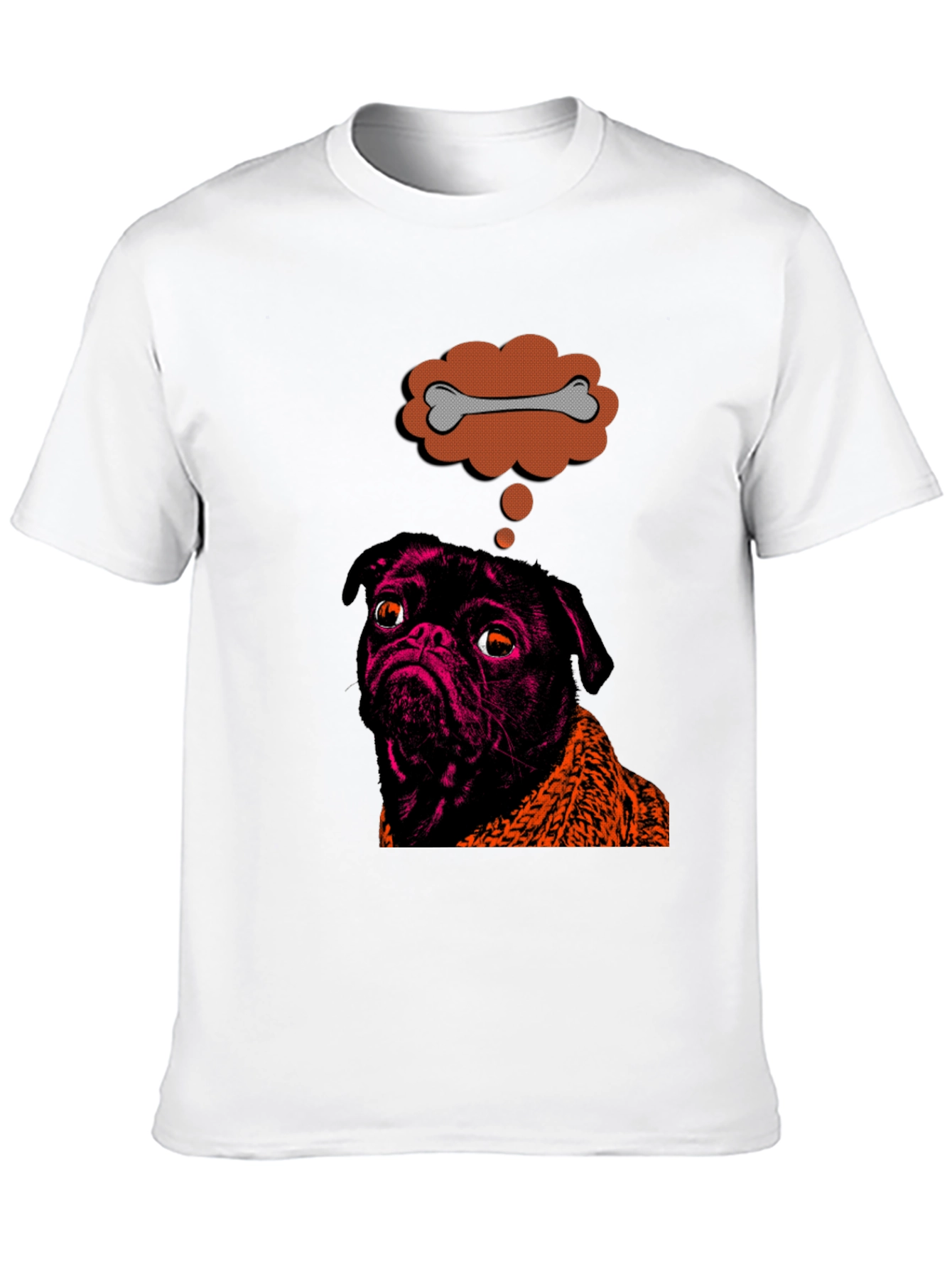 Pug Bone Dream T-Shirt – Funny Dog Lover Graphic Tee