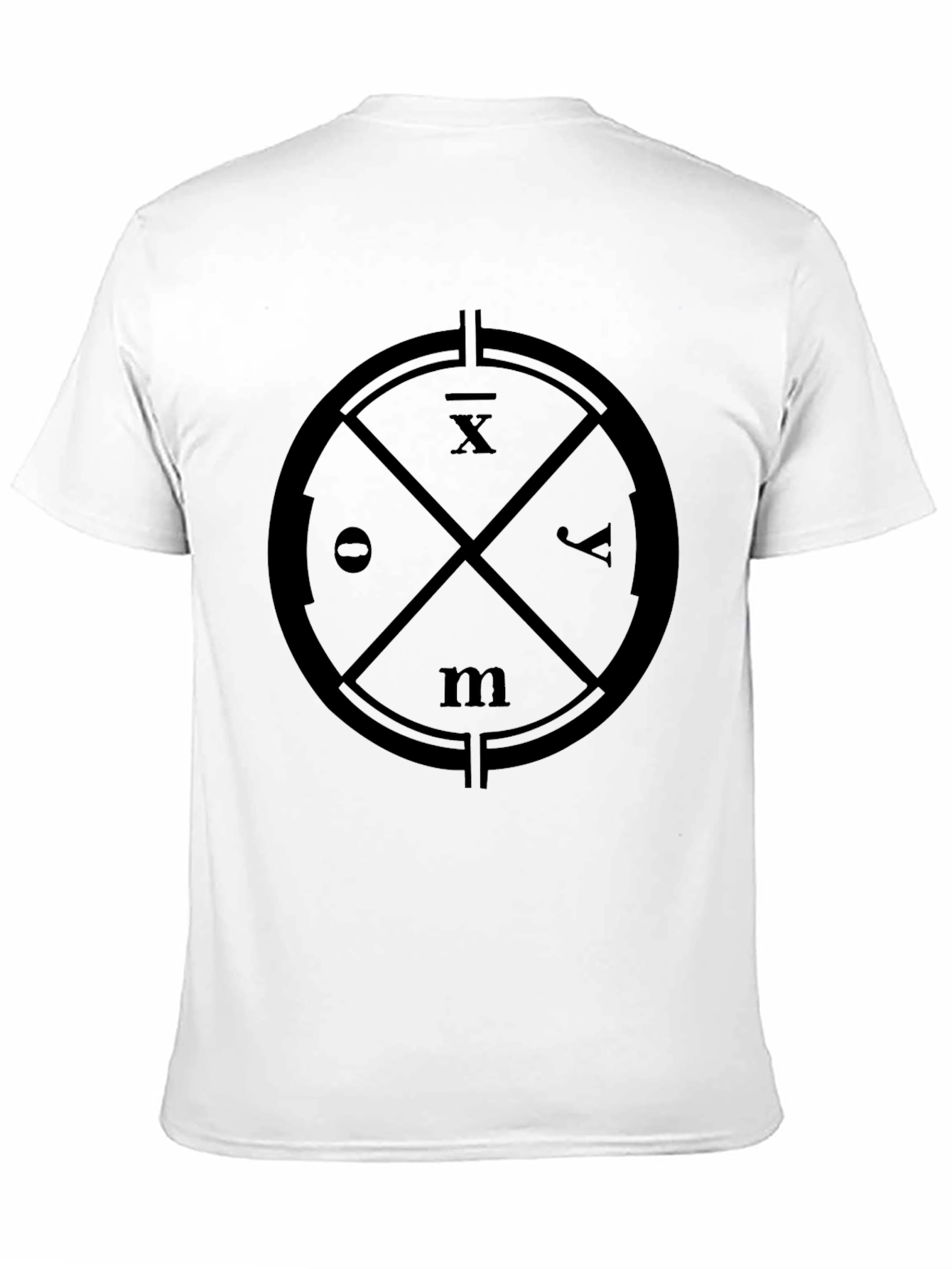 Modern Graphic Tee - Circle Symbol Design