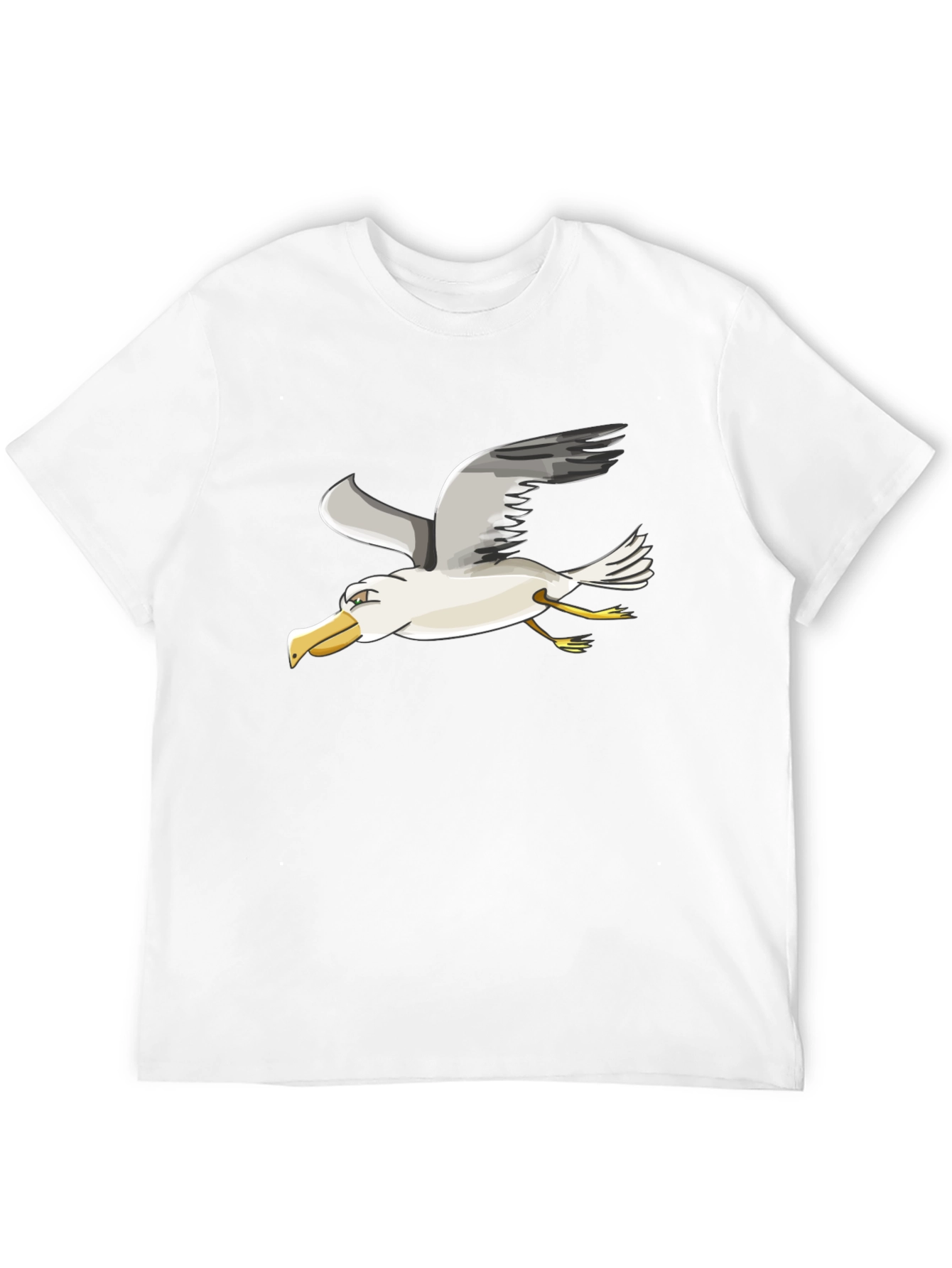 Seagull Graphic Tee - Black Casual Shirt