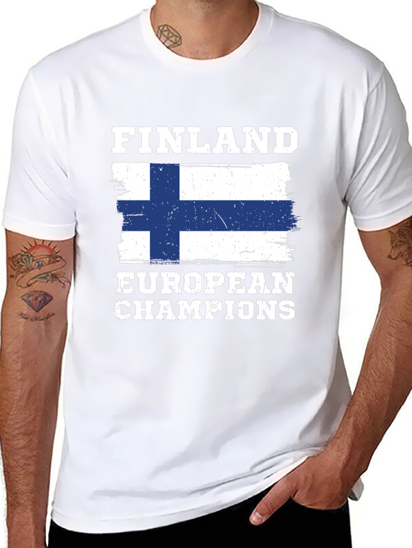 Finland European Champions Graphic T-Shirt