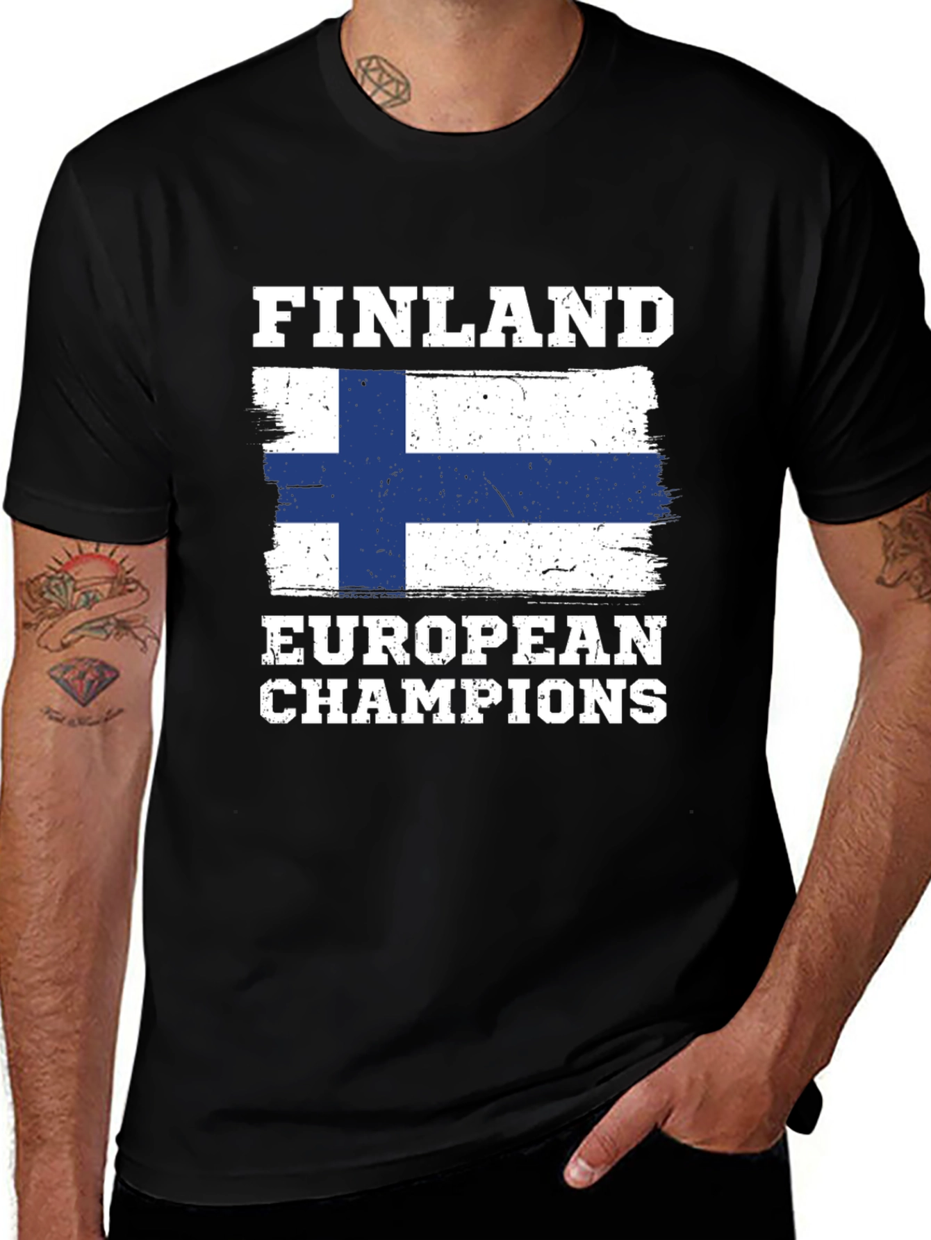 Finland European Champions Graphic T-Shirt