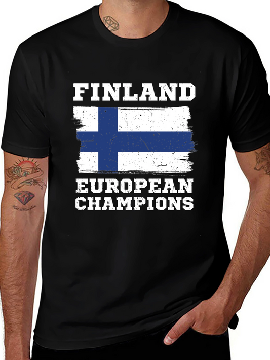 Finland European Champions Graphic T-Shirt