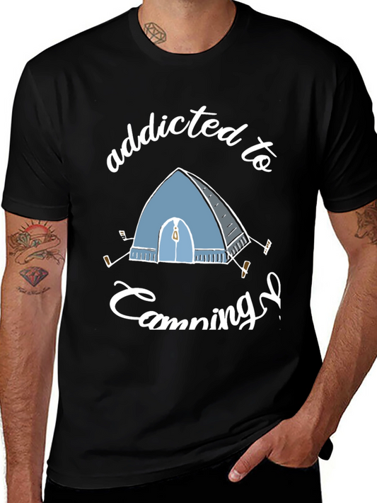Addicted to Camping Graphic Tee