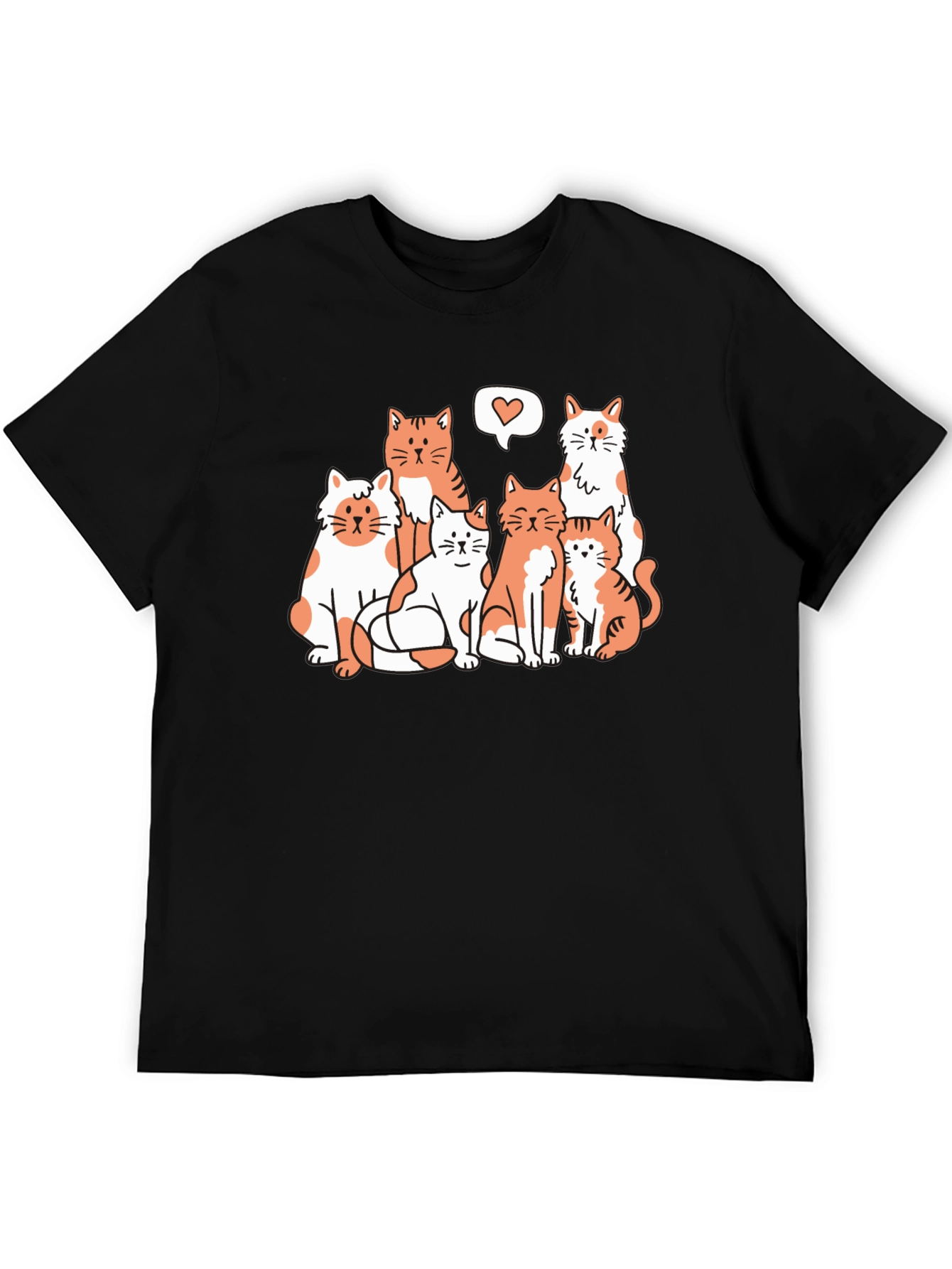 Cats Love Graphic Tee - Unisex T-Shirt