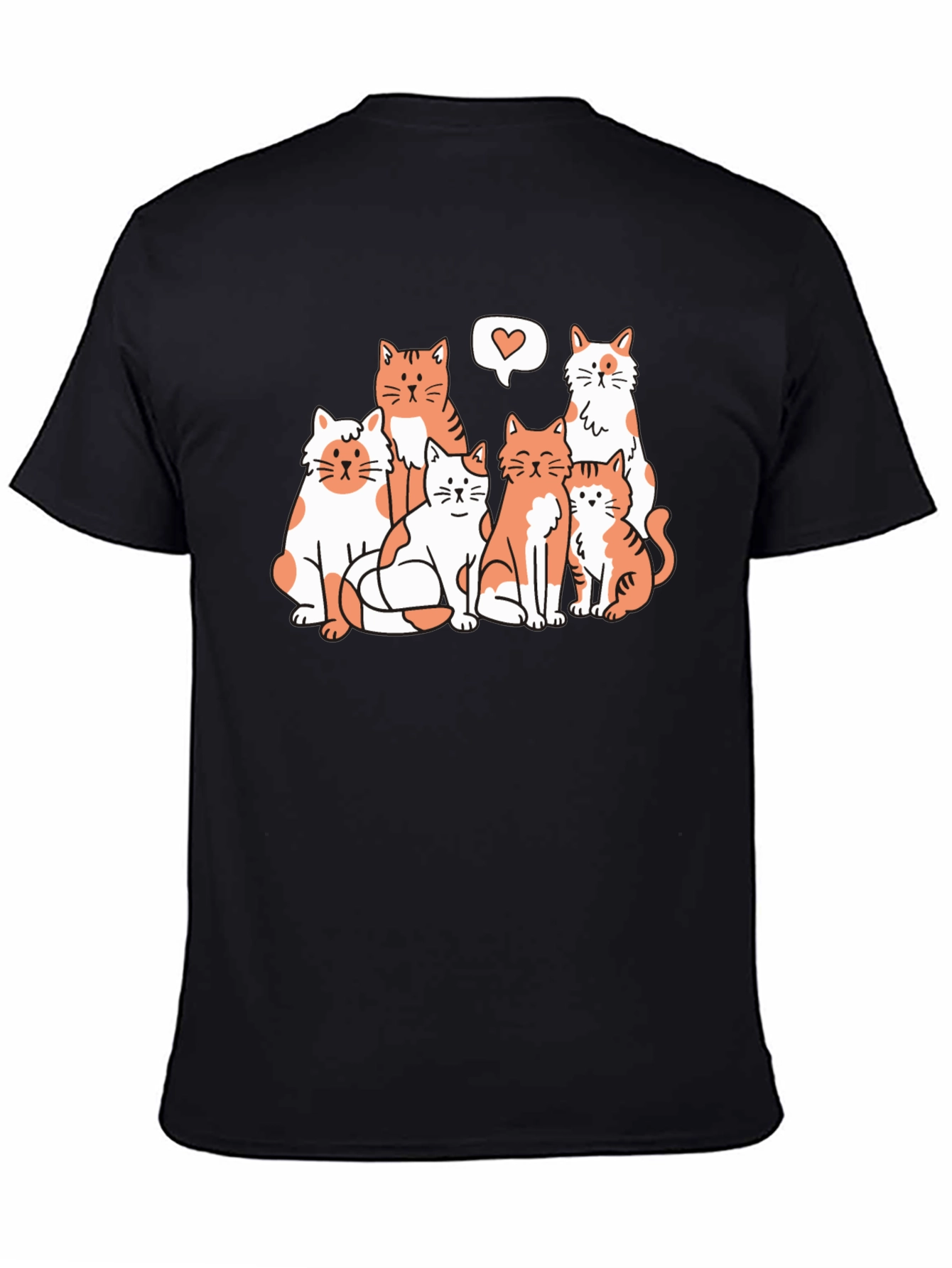 Cats Love Graphic Tee - Unisex T-Shirt