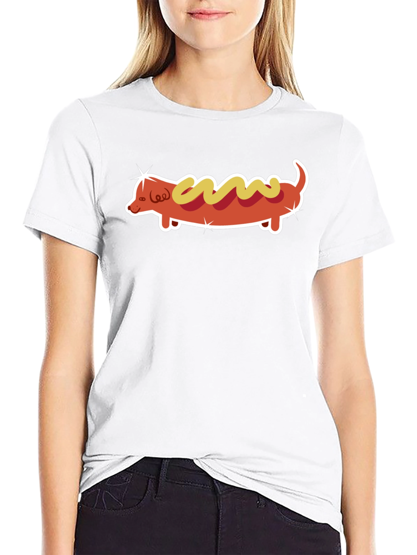Hot Dog Dachshund Graphic Tee - Unisex T-Shirt