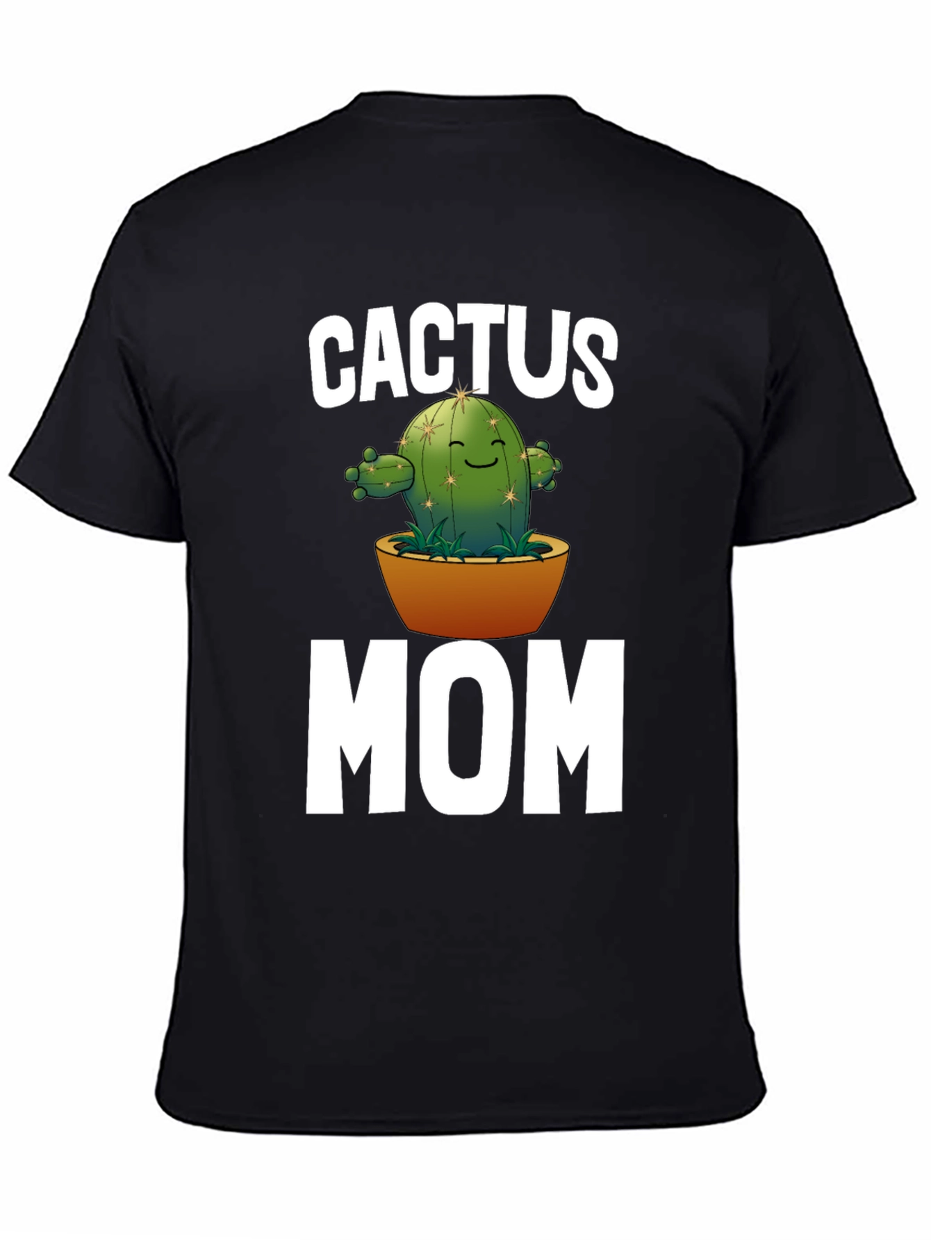 Cactus Mom Graphic T-Shirt - Black Unisex Tee