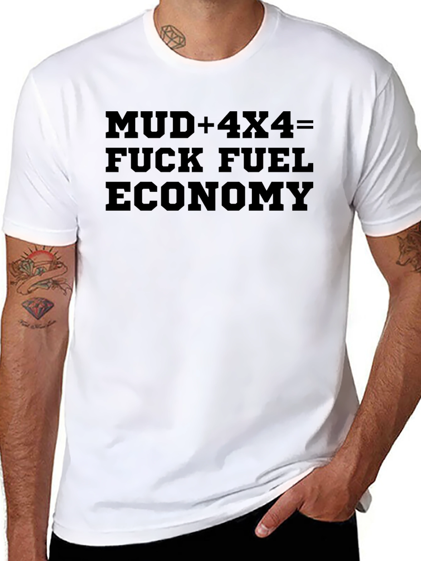 Mud 4x4 Fuel Economy Graphic T-Shirt