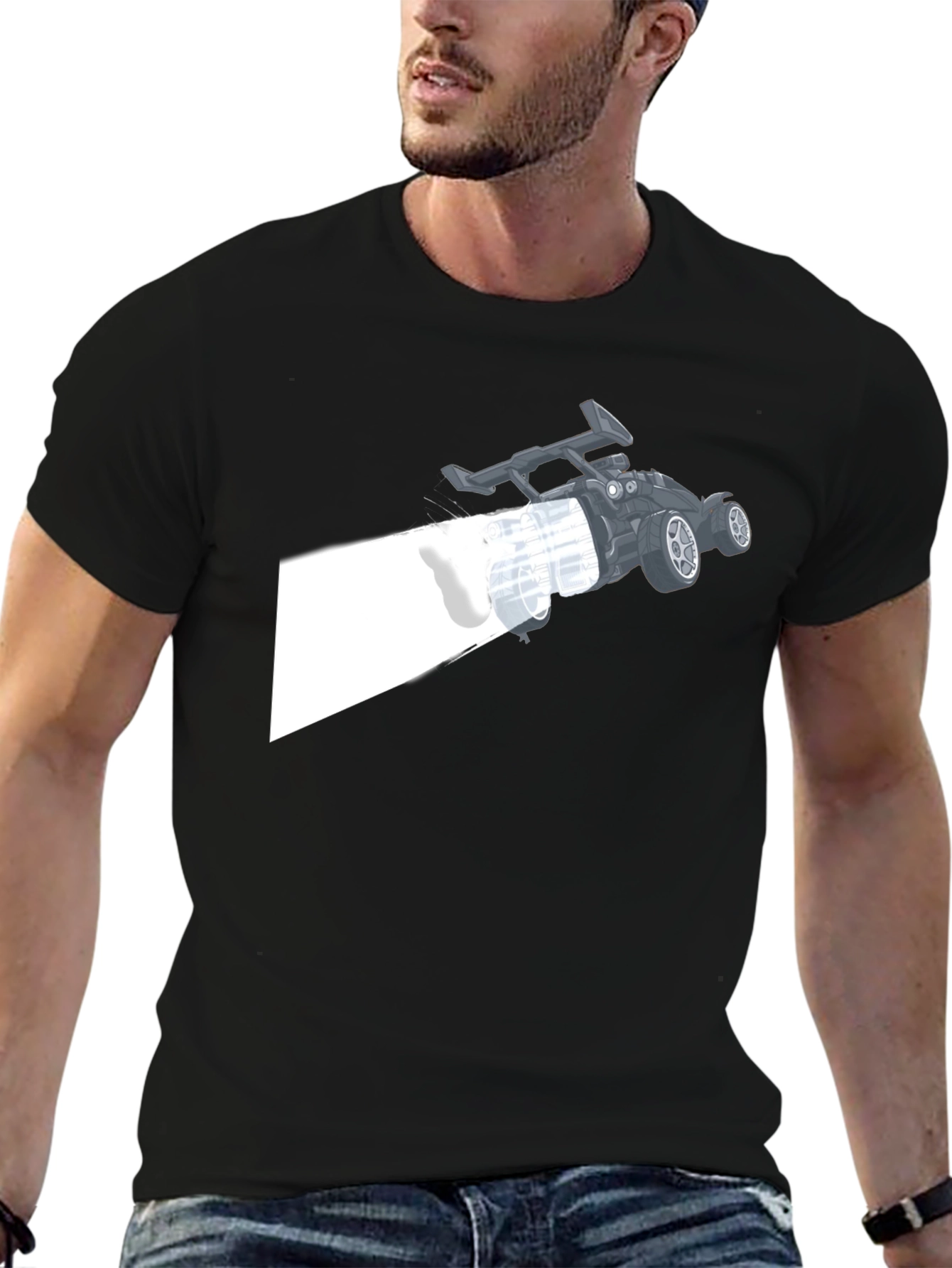 Rocket League Car Black T-Shirt