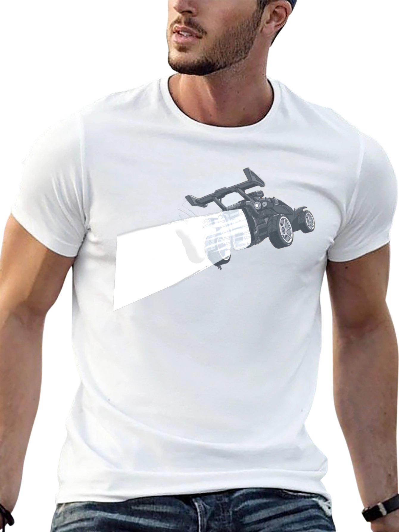 Rocket League Car Black T-Shirt