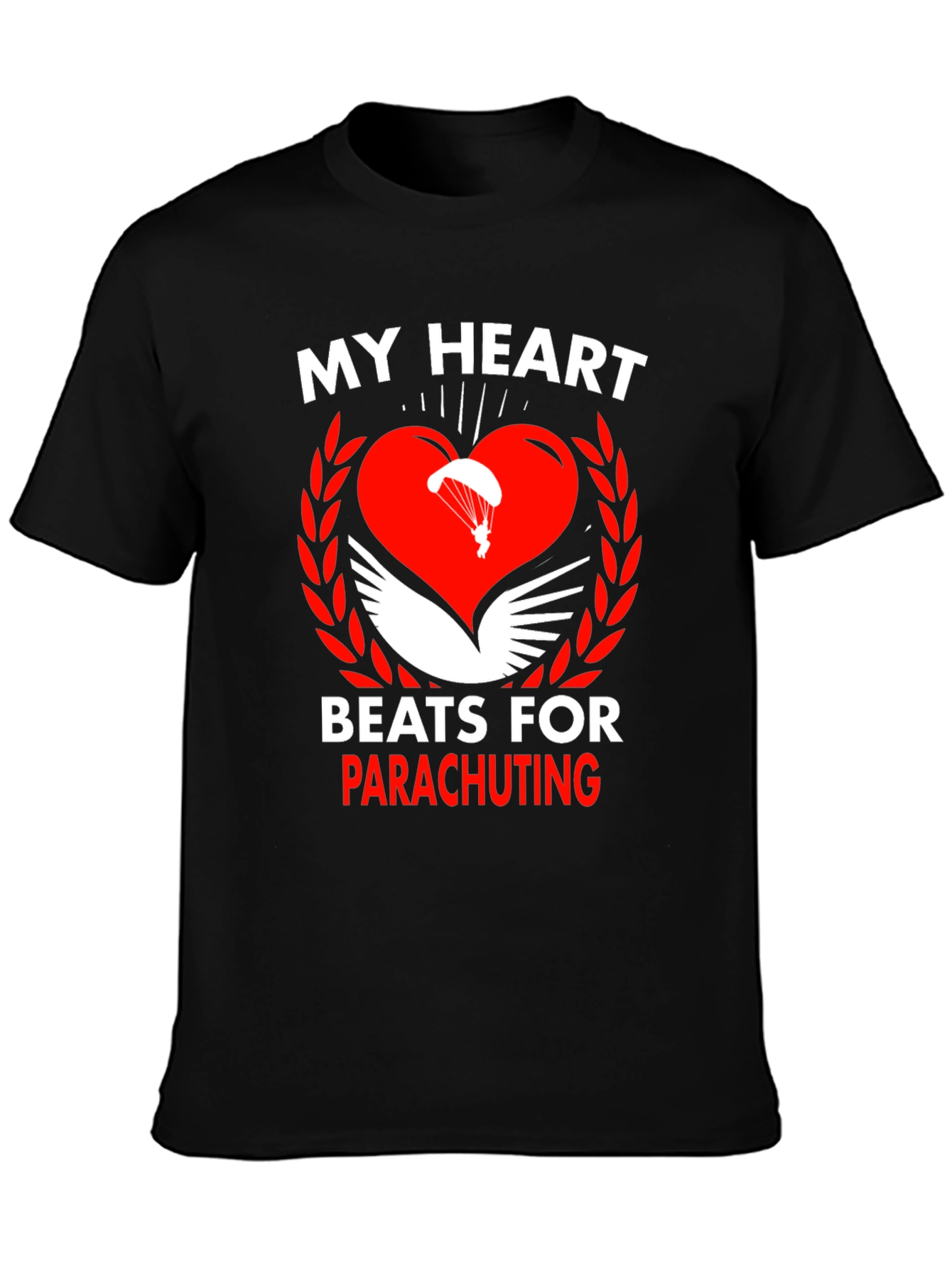 Parachuting Heart T-Shirt