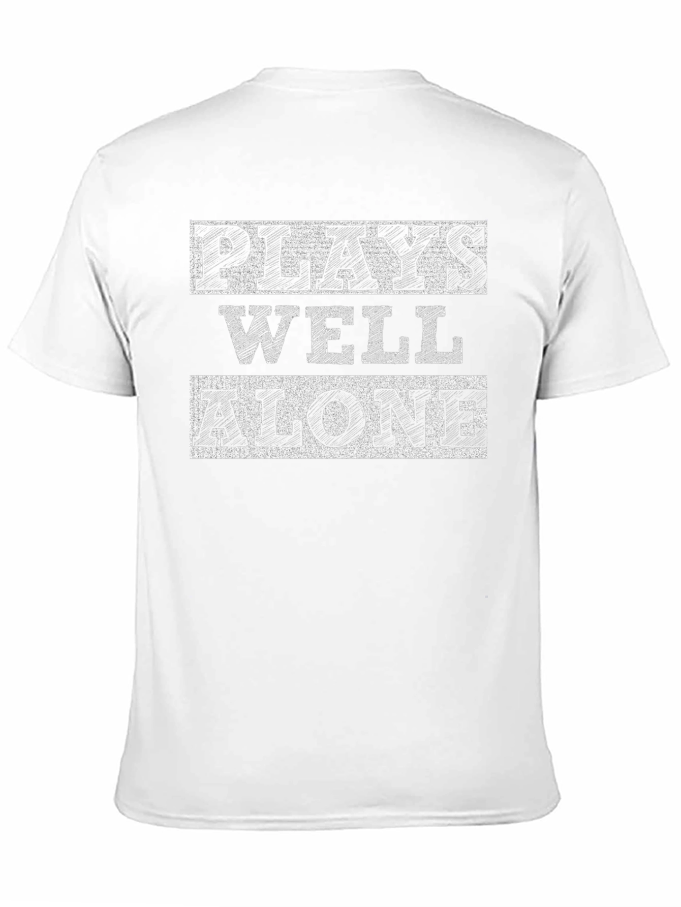 Plays Well Alone - Graphic Novelty T-Shirt