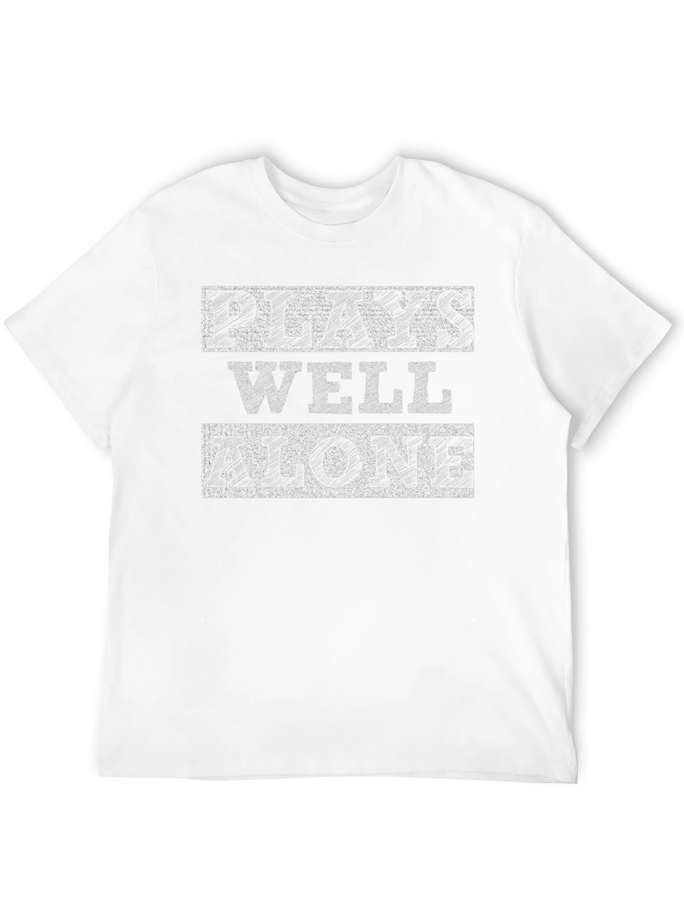 Plays Well Alone - Graphic Novelty T-Shirt