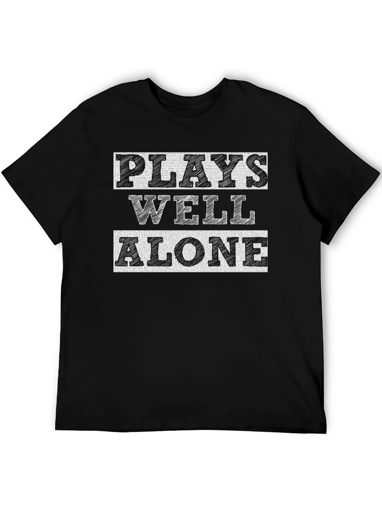 Plays Well Alone - Graphic Novelty T-Shirt