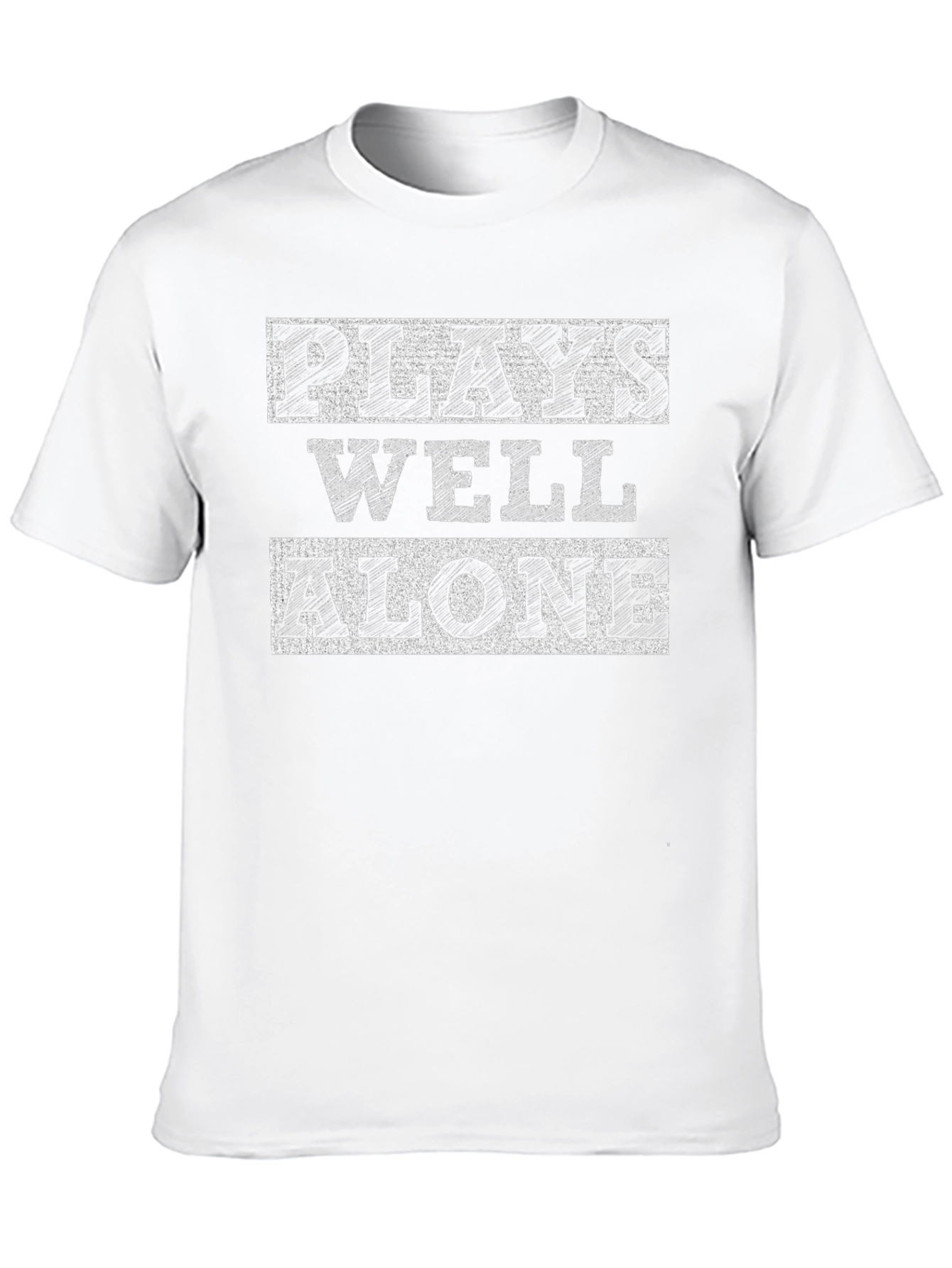 Plays Well Alone - Graphic Novelty T-Shirt