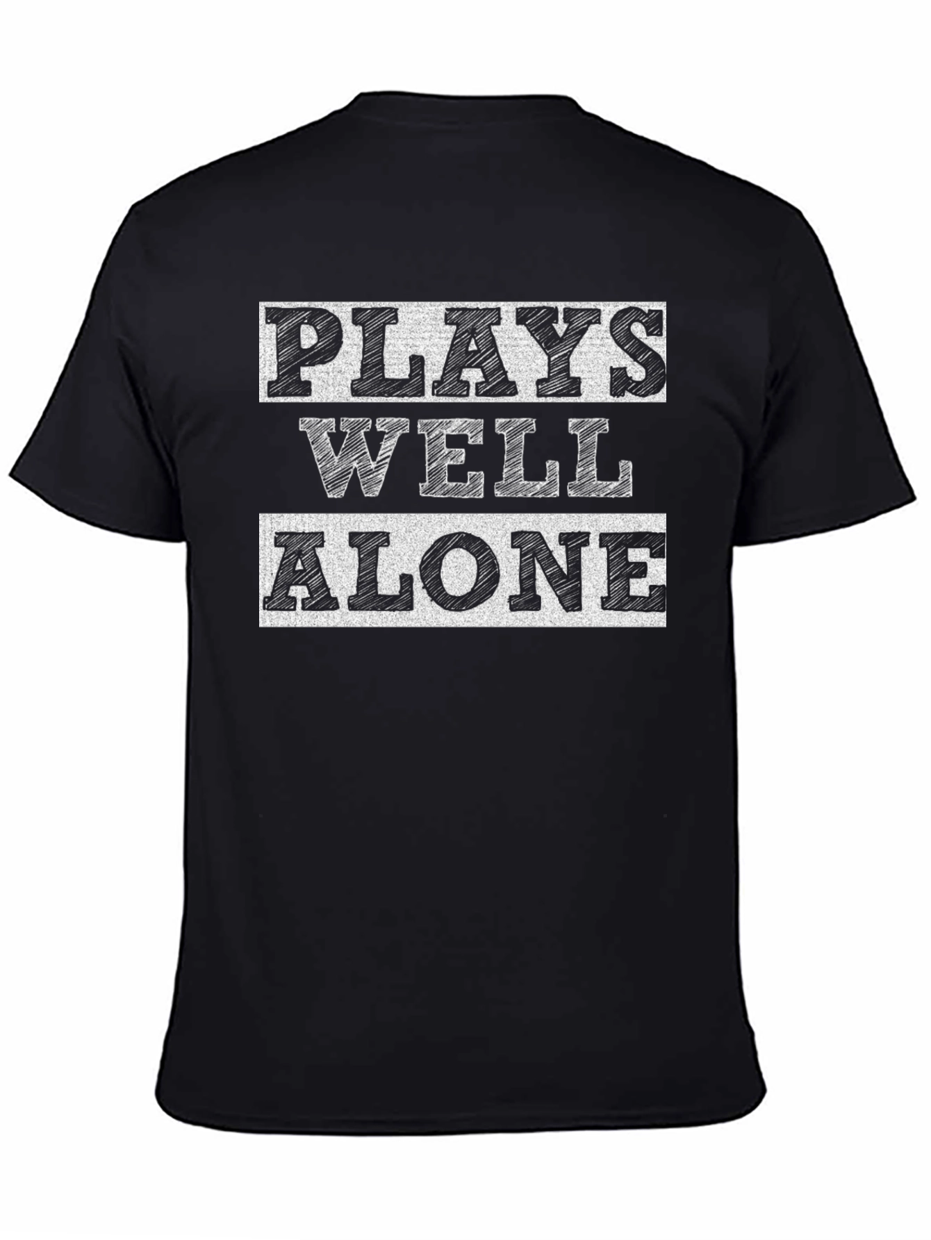 Plays Well Alone - Graphic Novelty T-Shirt