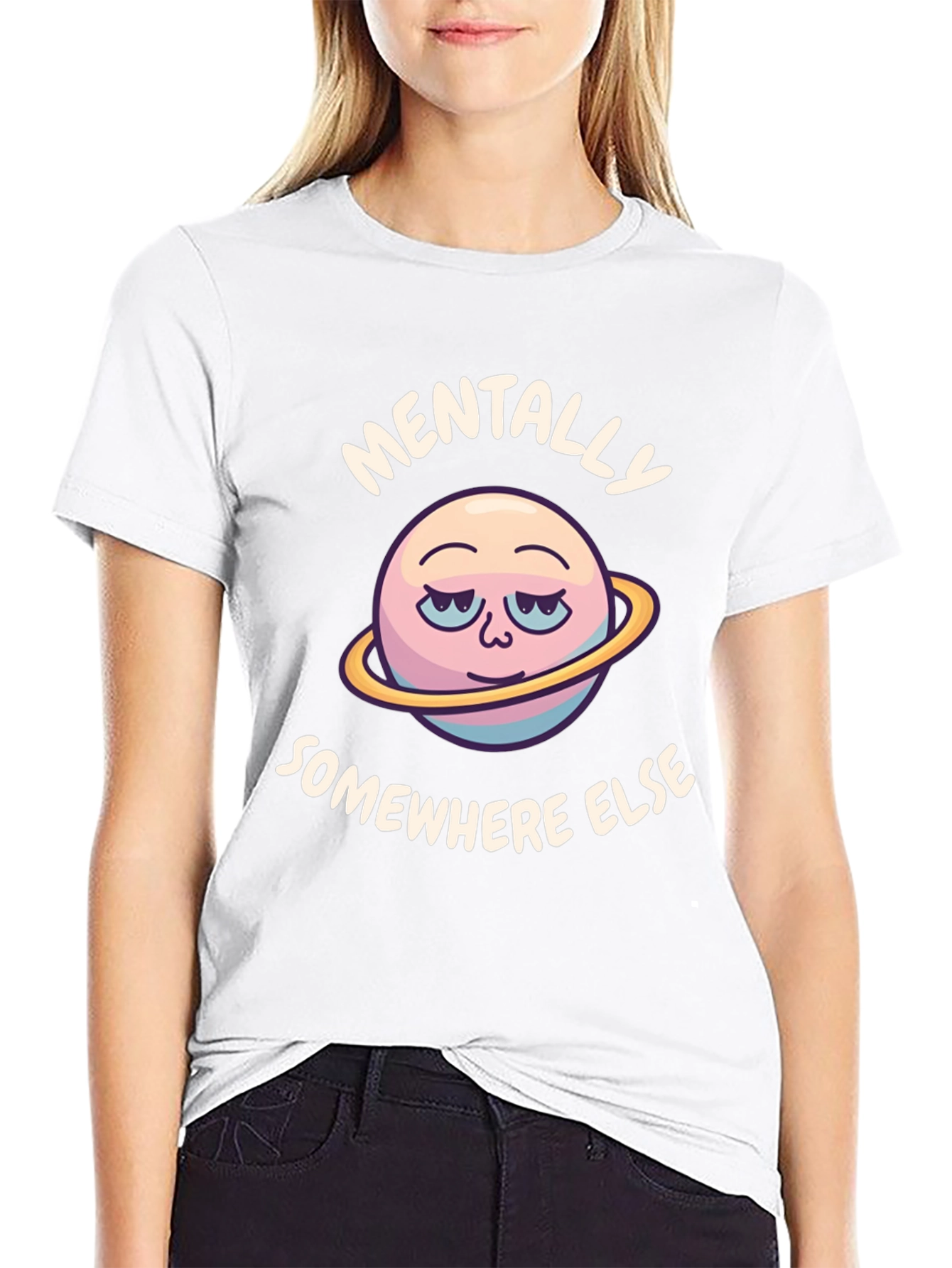 Mentally Somewhere Else Graphic Tee